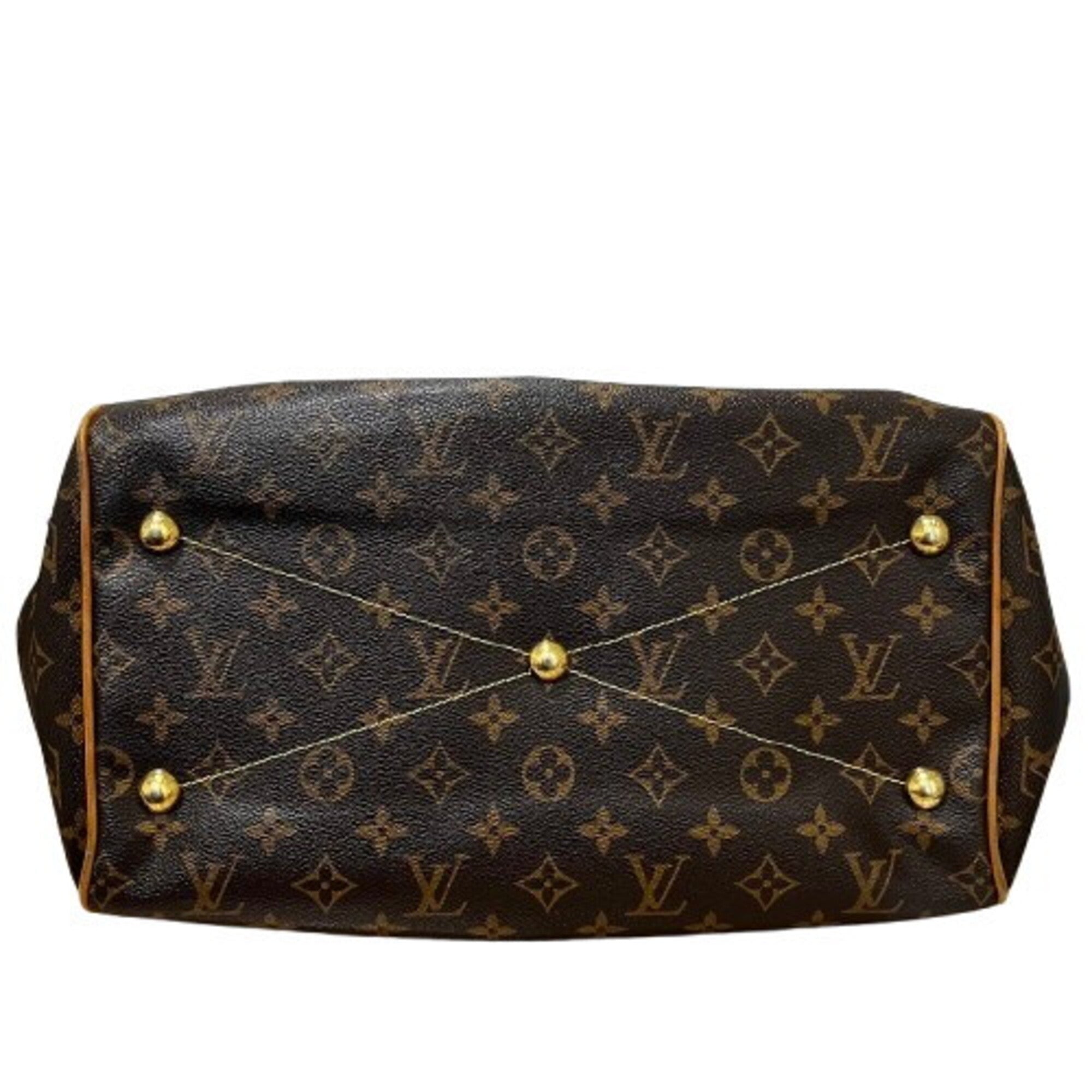 Louis Vuitton Brown Pvc Handbag (Pre-Owned)