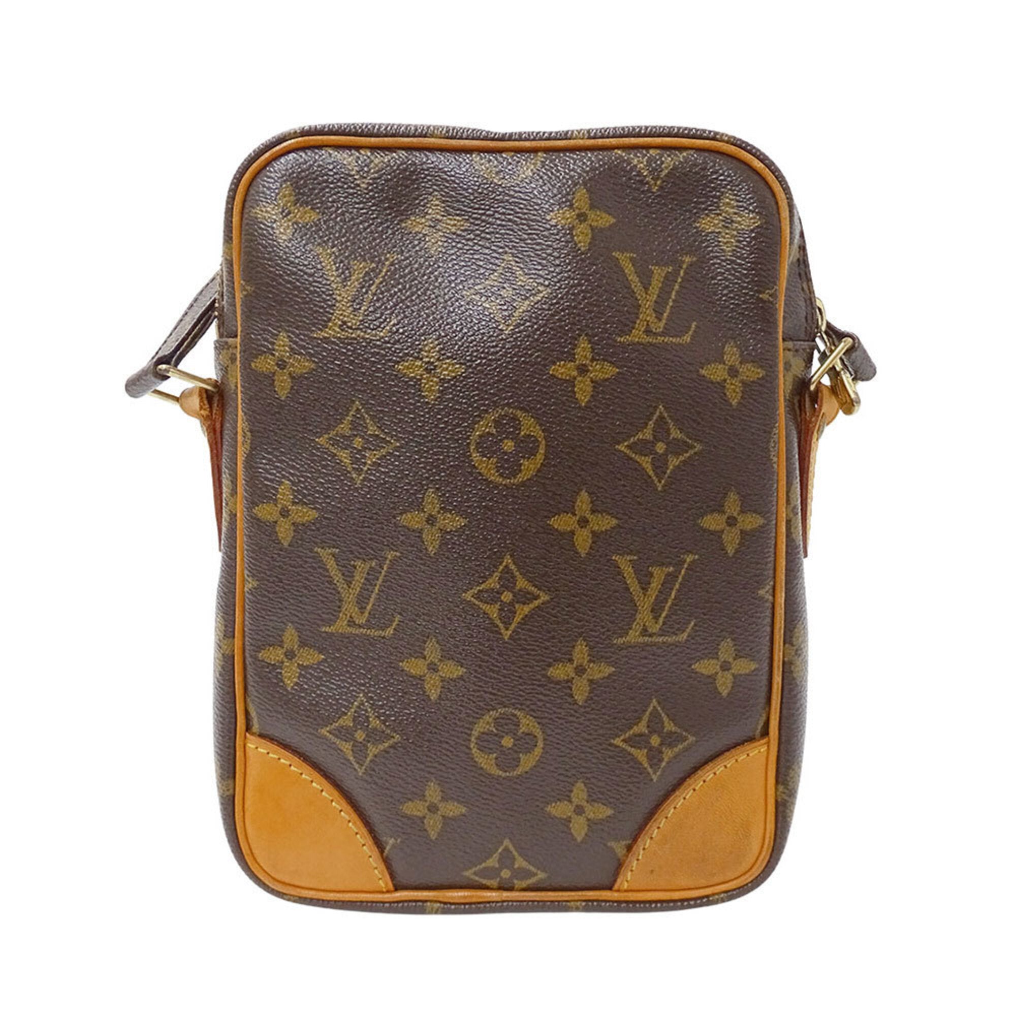 Louis Vuitton Brown Monogram Canvas Shoulder Bag (Pre-Owned)