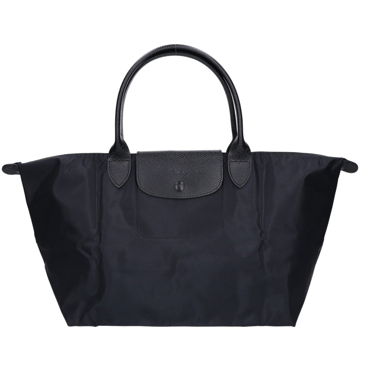 Longchamp Black Nylon Tote Bag (Pre-Owned)
