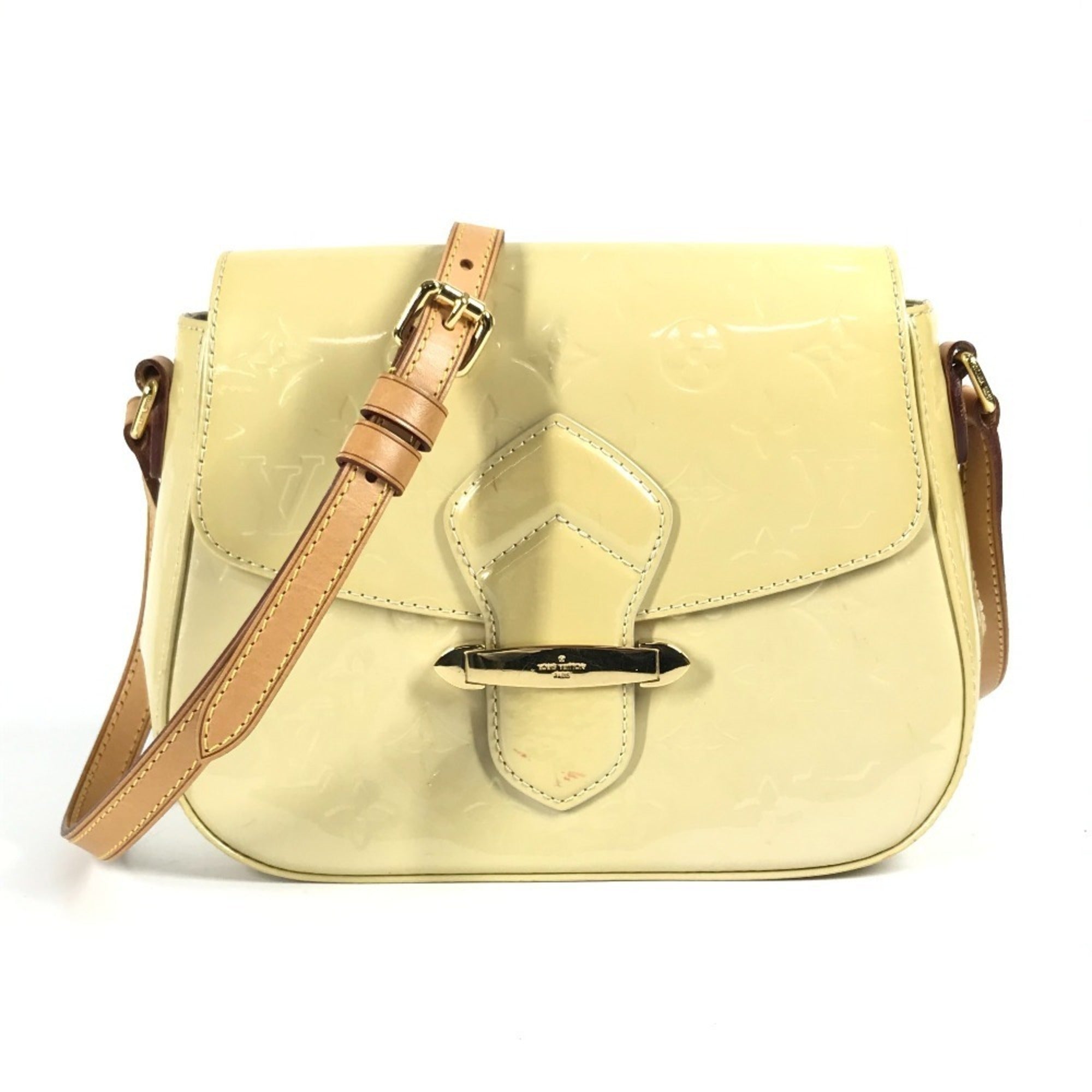 Louis Vuitton Yellow Monogram Vernis Shoulder Bag (Pre-Owned)