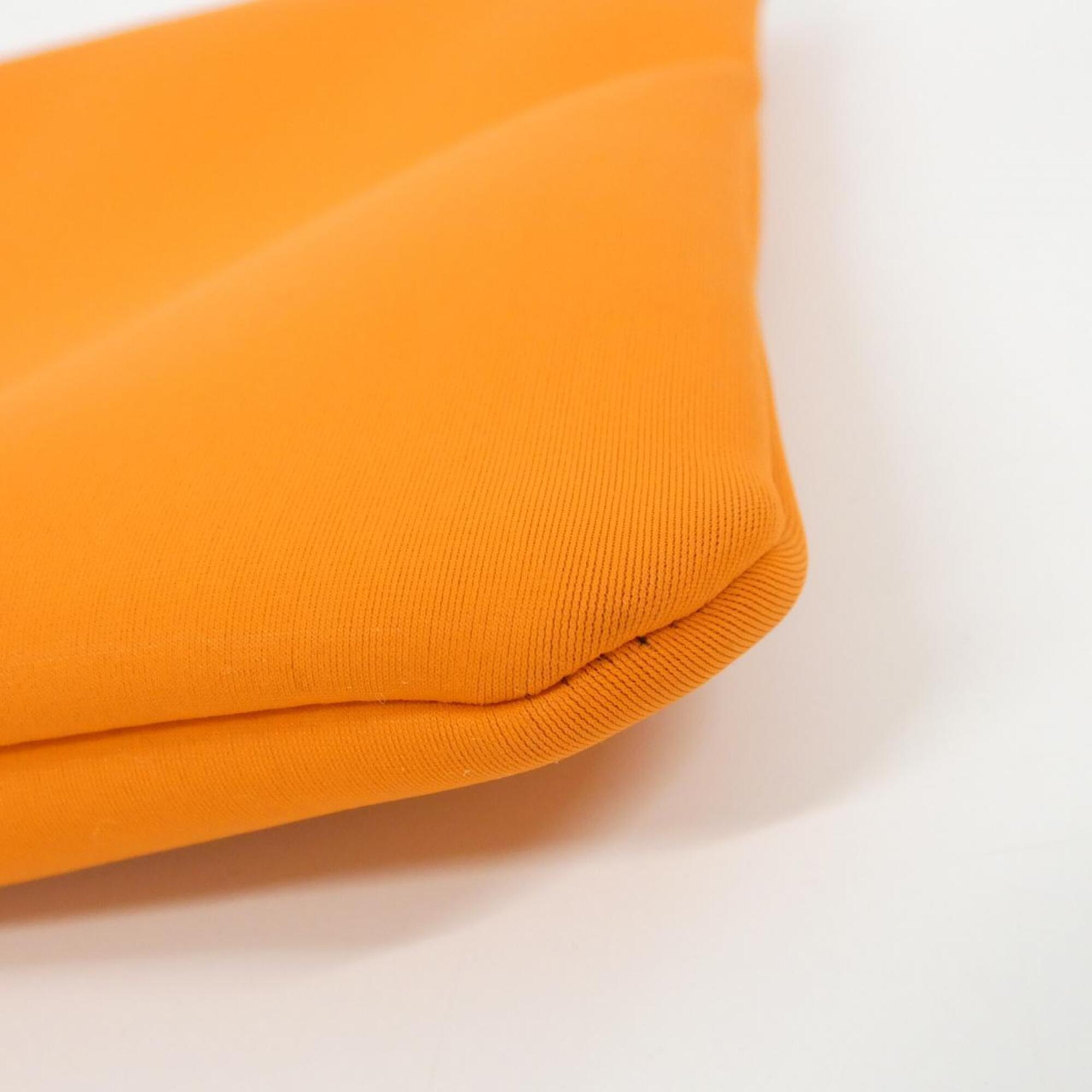 Hermes Orange Polyamide Handbag (Pre-Owned)