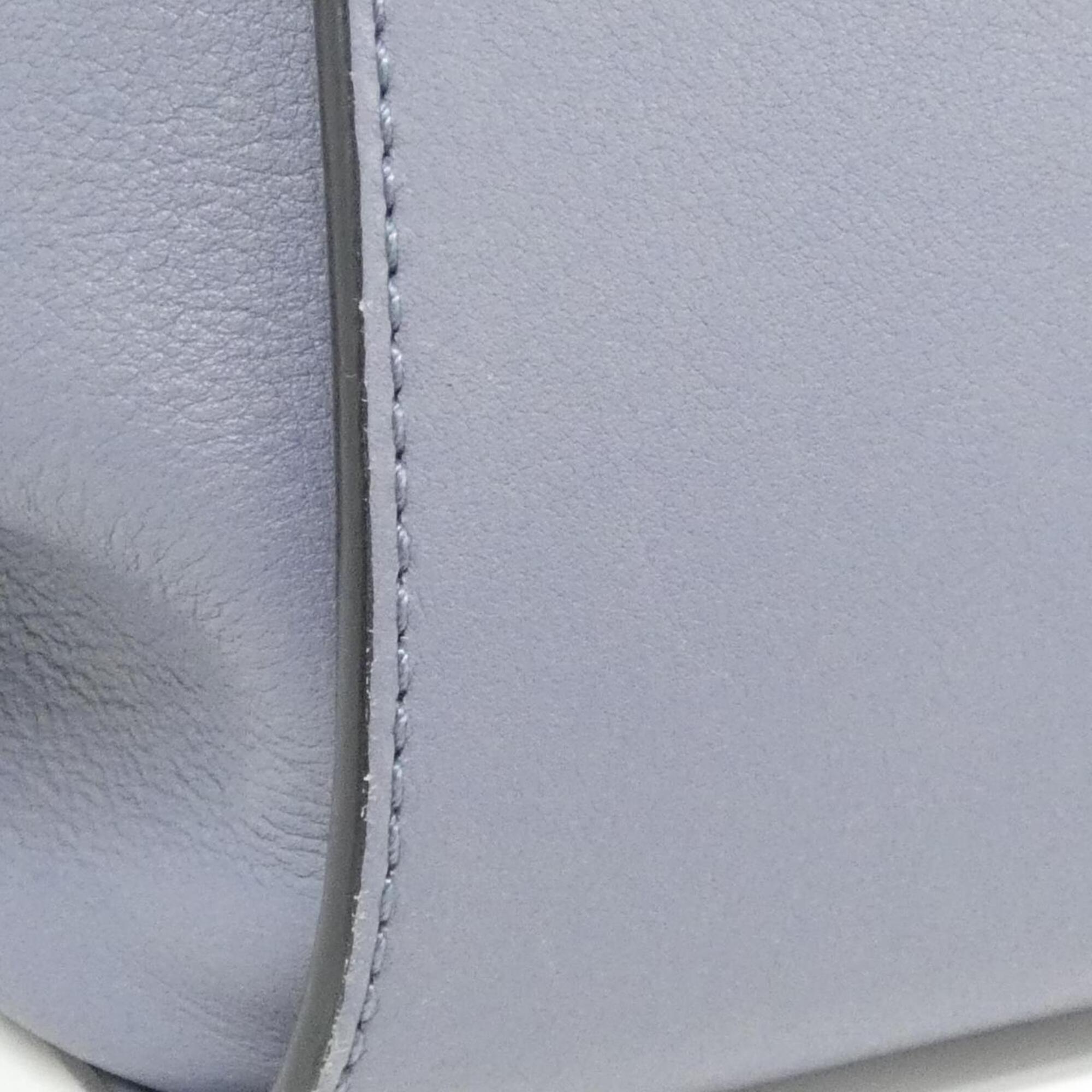 Loewe Blue Leather Shoulder Bag (Pre-Owned)