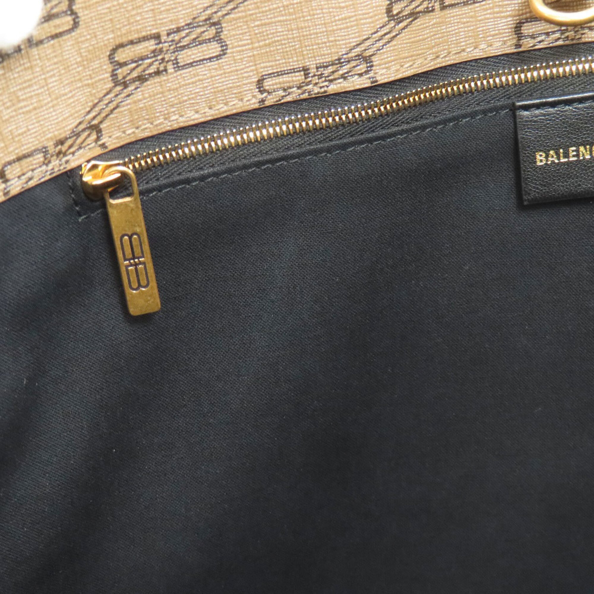 Balenciaga Brown Pvc Tote Bag (Pre-Owned)
