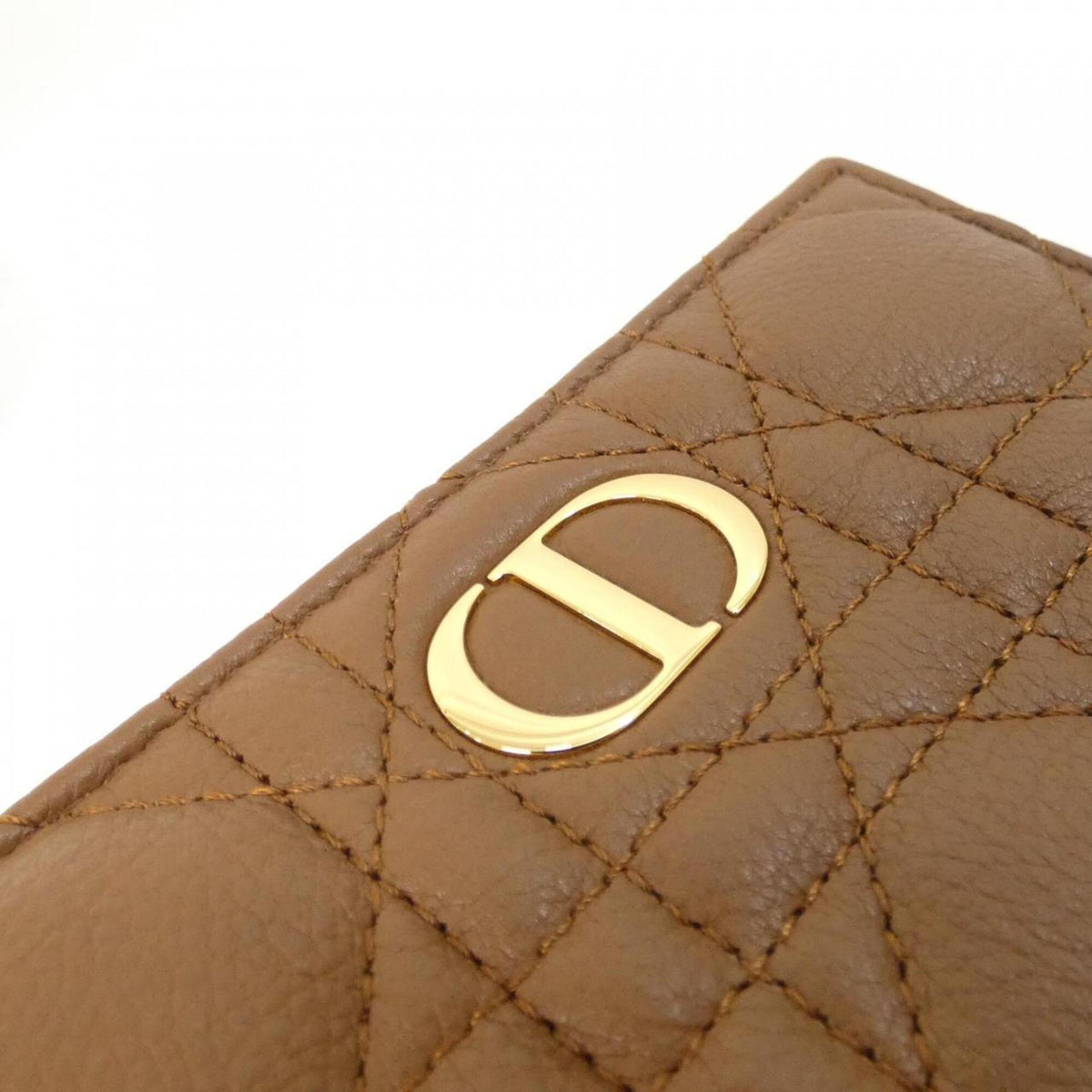 Christian Dior Brown Leather Wallet (Bi-Fold) (Pre-Owned)