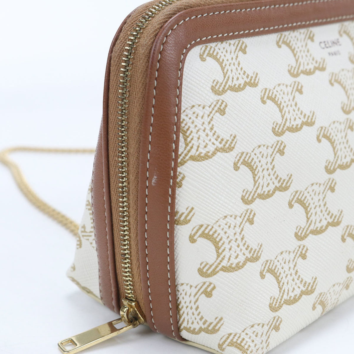 Celine White Pvc Shoulder Bag (Pre-Owned)