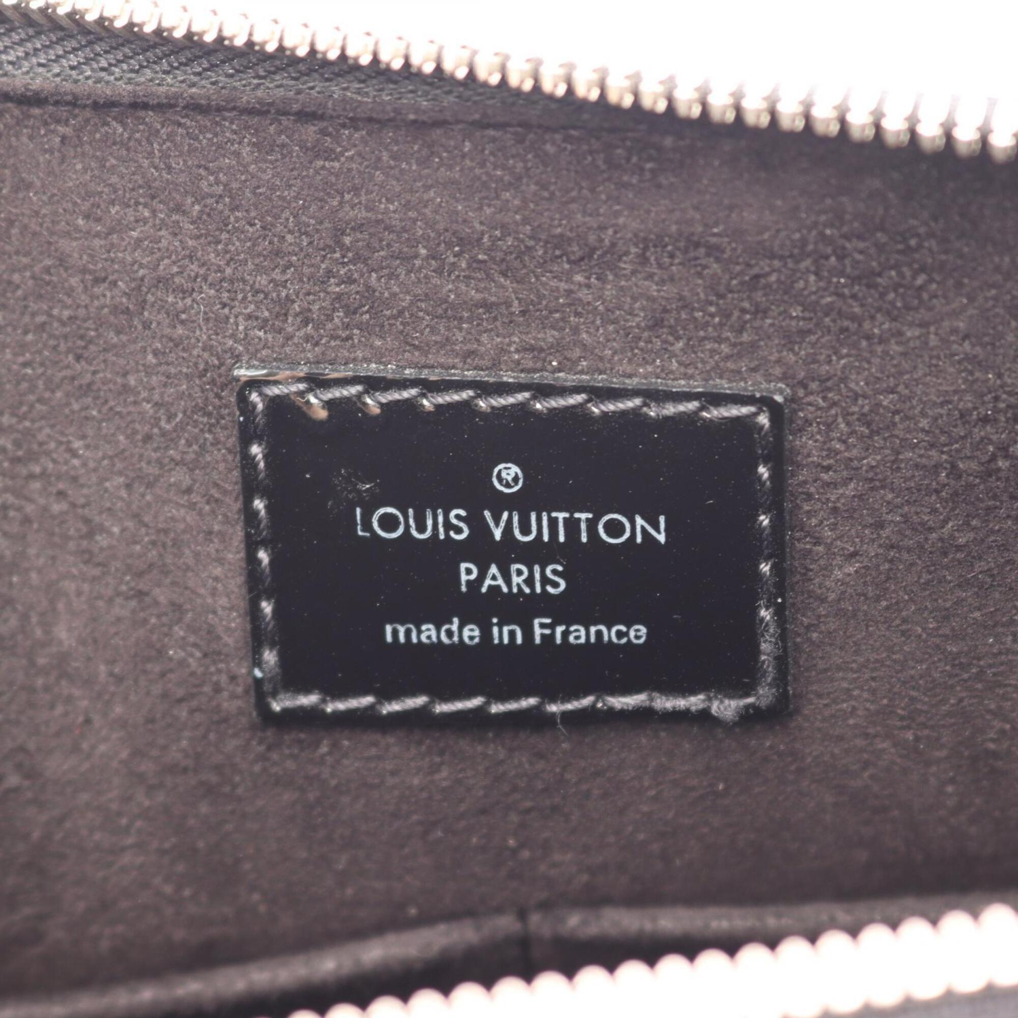 Louis Vuitton Black Noir Leather Handbag (Pre-Owned)