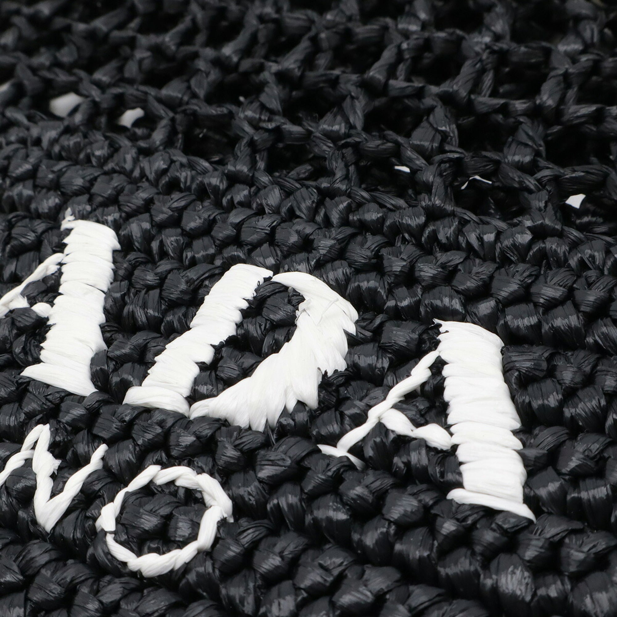 Prada Black Raffia Tote Bag (Pre-Owned)