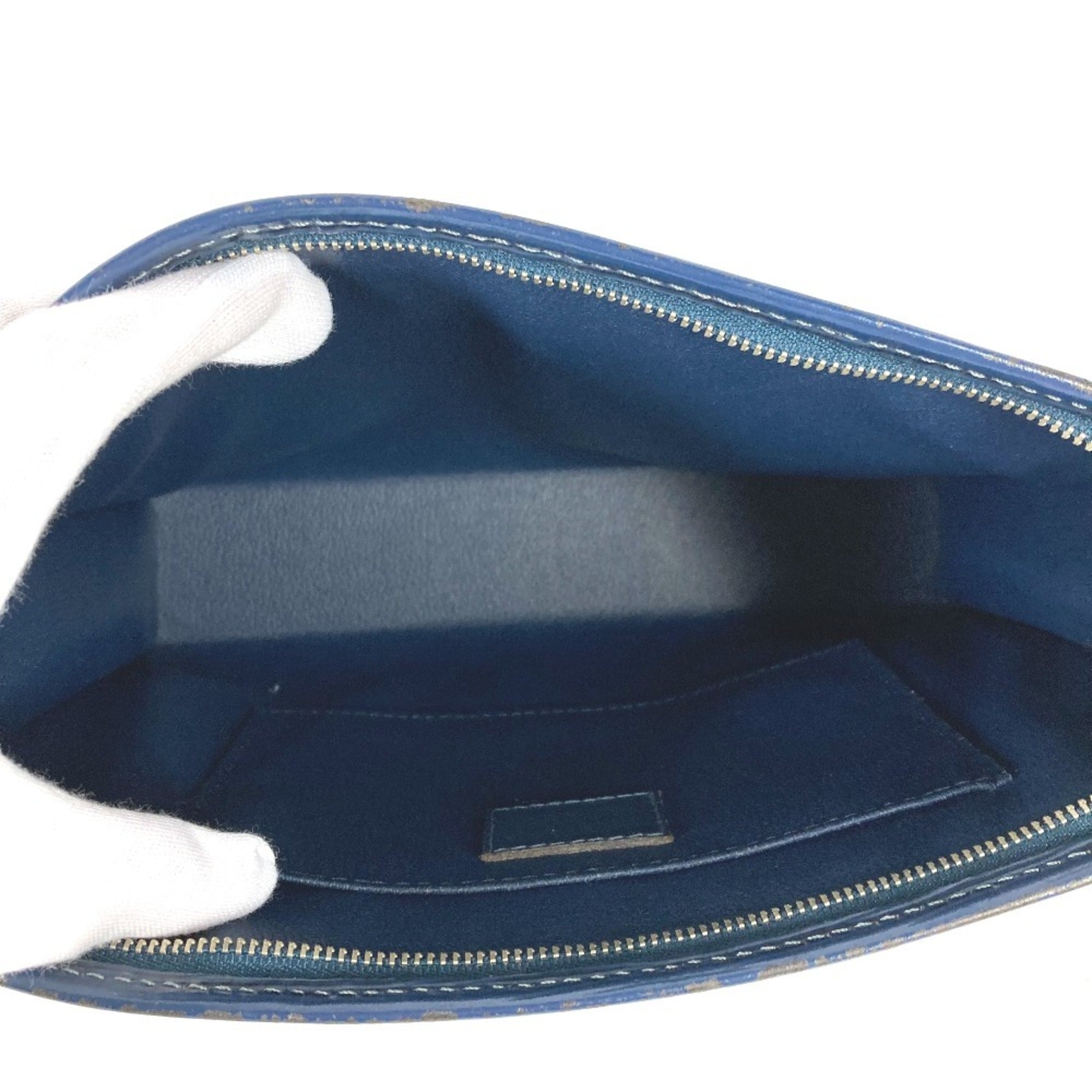 Louis Vuitton Epi Navy Epi Leather Pouch (Pre-Owned)