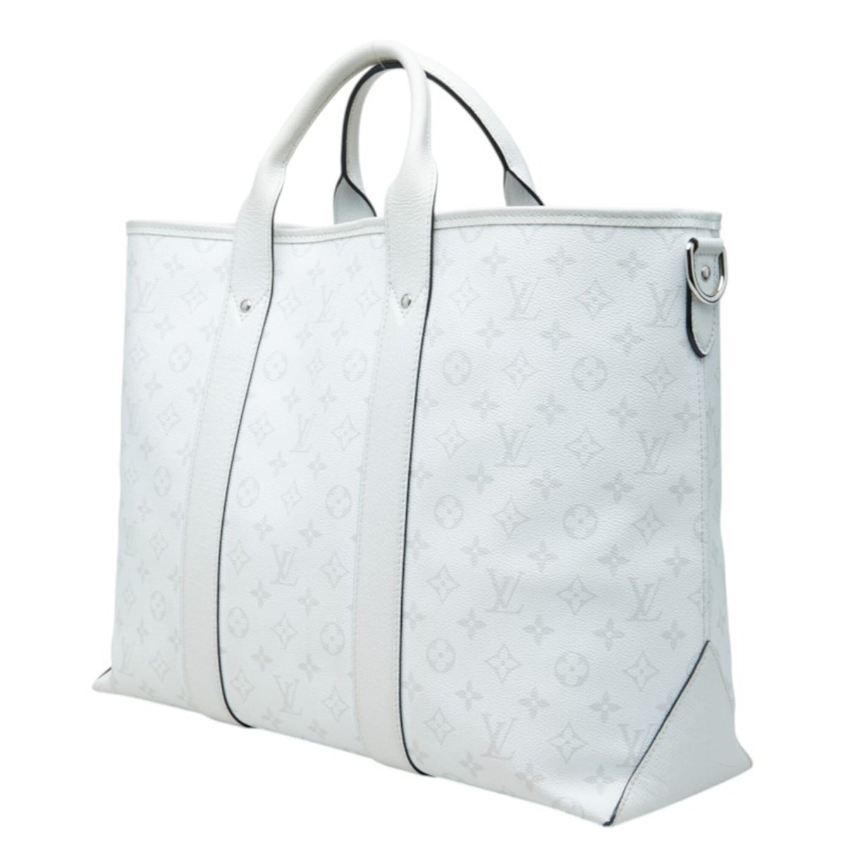 Louis Vuitton Blanc White Pvc Leather Shoulder Bag Tote Bag (Pre-Owned)