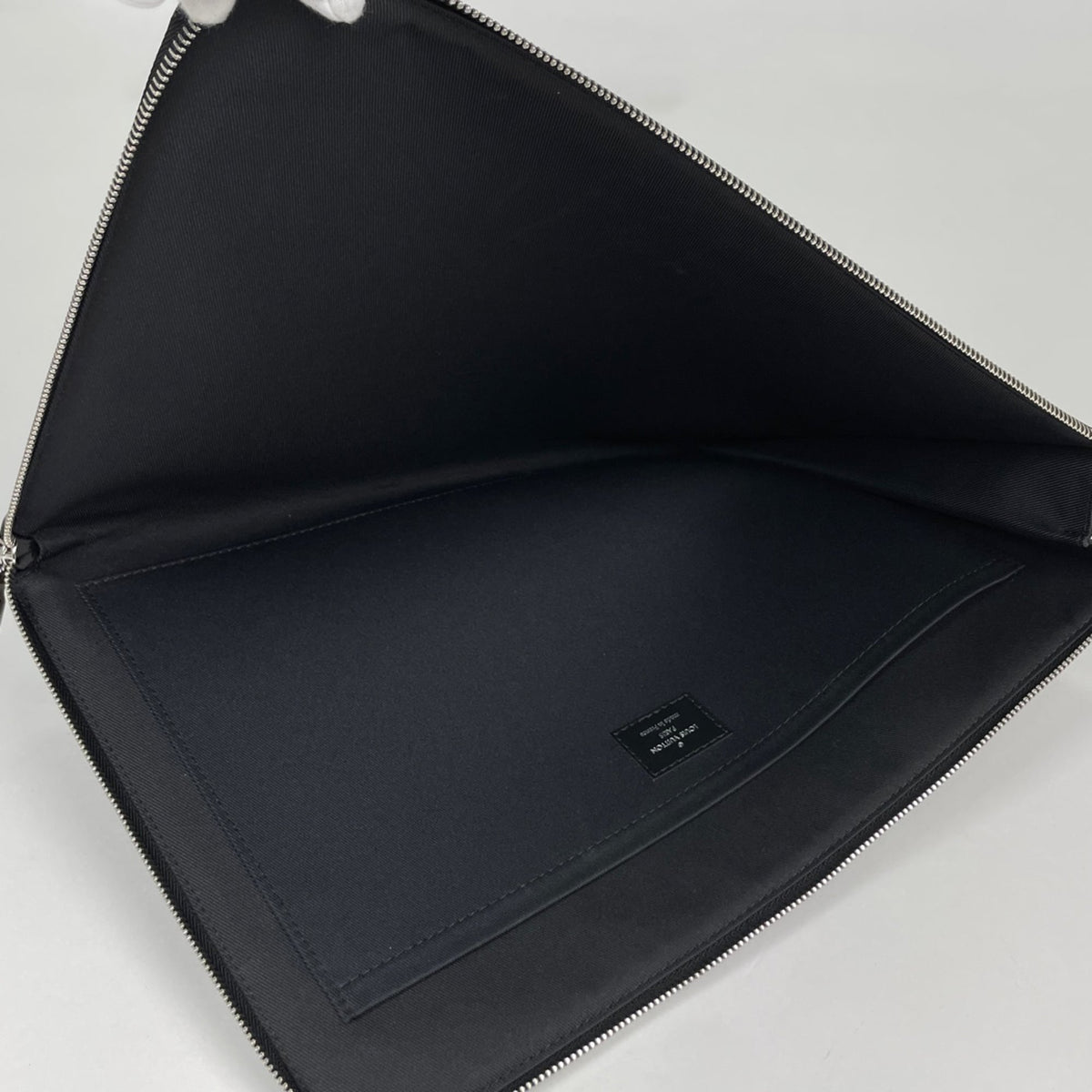 Louis Vuitton Black Noir Damier Graphite Clutch Bag Pochette (Pre-Owned)