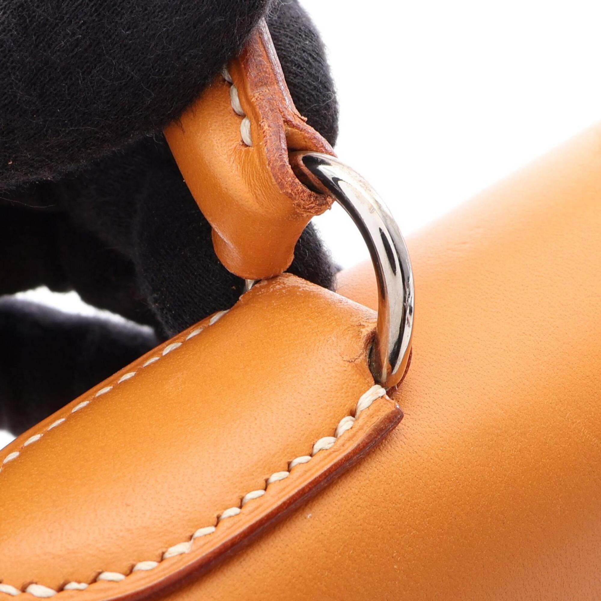 Hermes Brown Natural Chamonix Leather Leather Handbag (Pre-Owned)