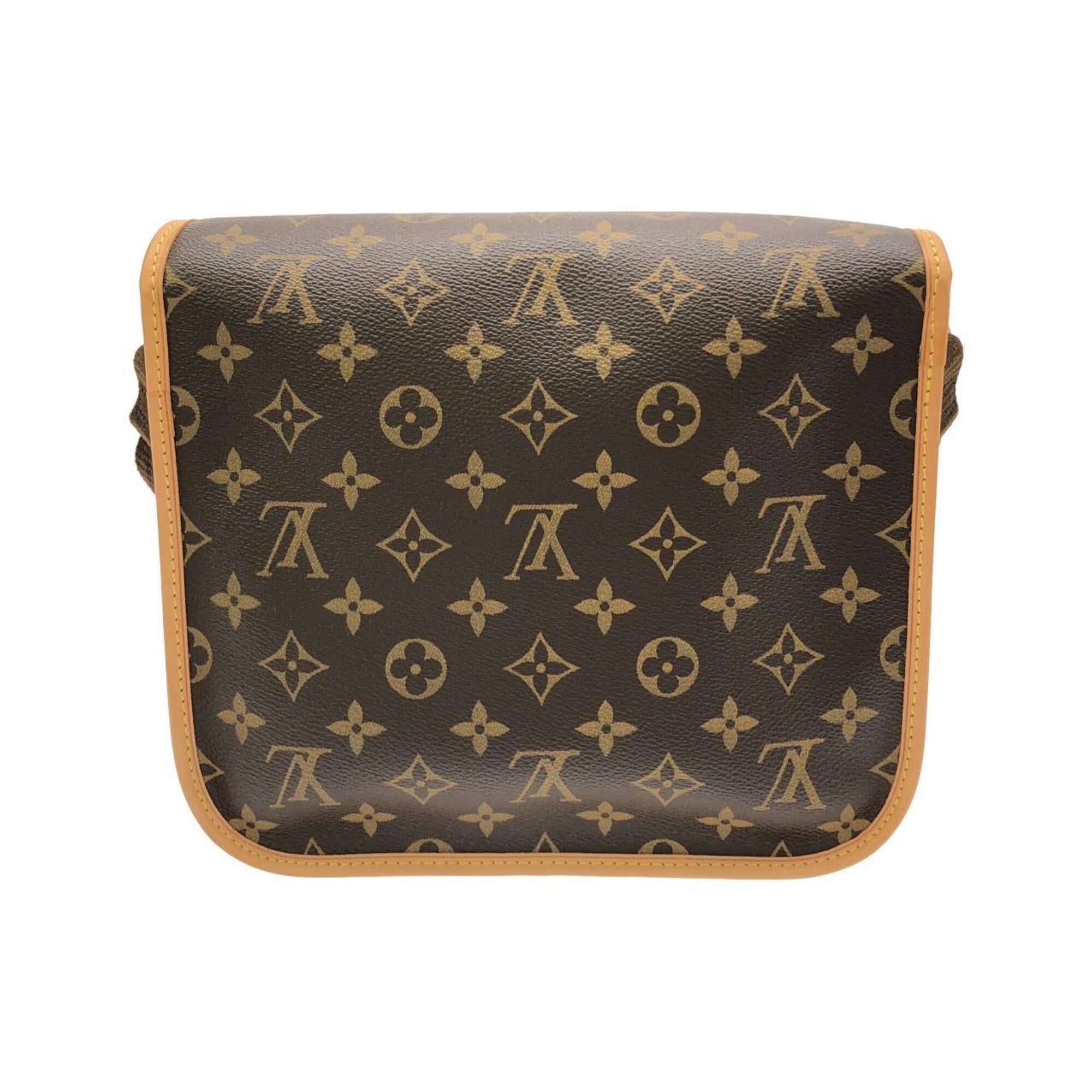 Louis Vuitton Marron Coated Canvas Shoulder Bag (Pre-Owned)