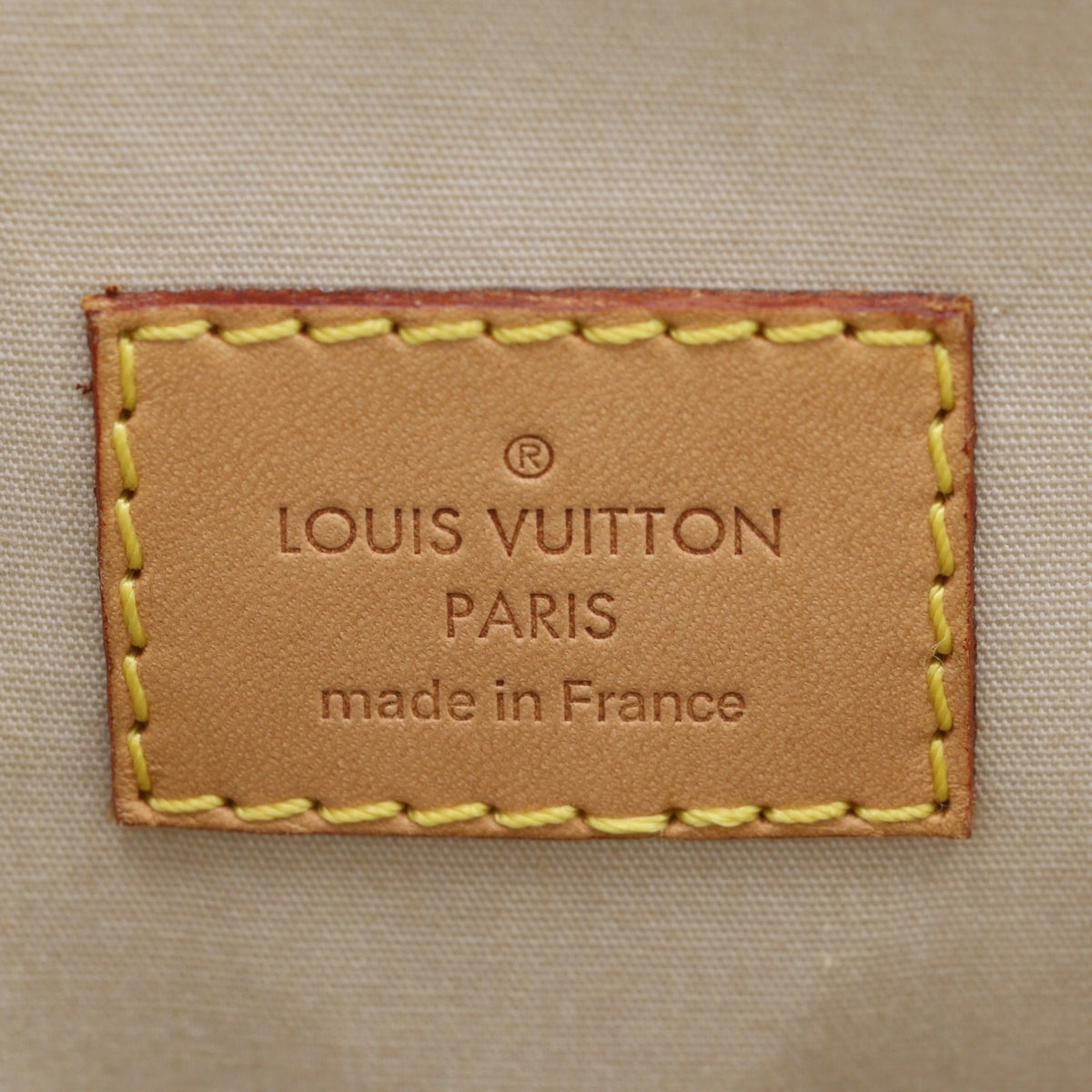 Louis Vuitton Monogram Vernis Yellow Monogram Vernis Handbag (Pre-Owned)