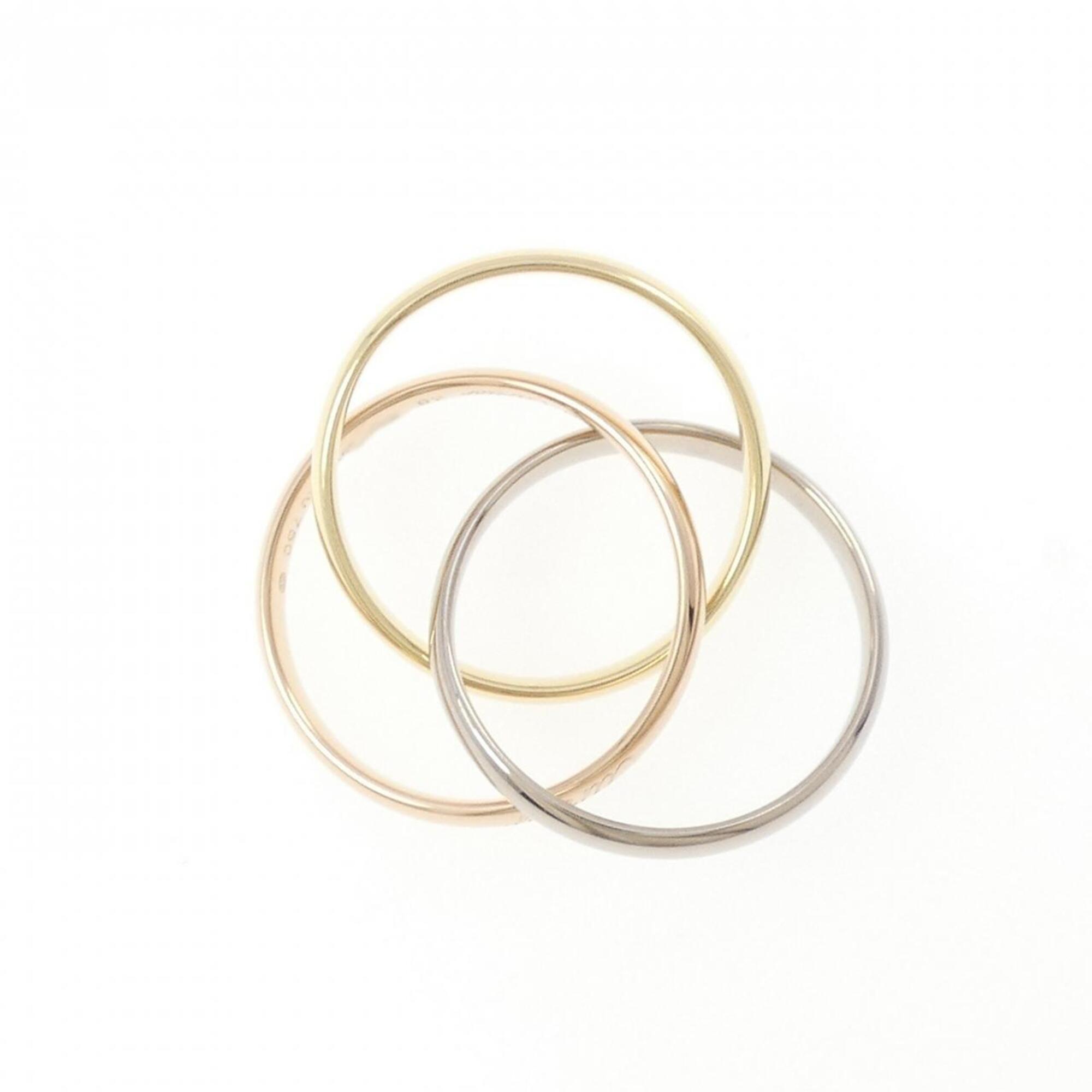Cartier Yellow Gold (18K) Pink Gold (18K) White Gold (18K) Band Ring (Pre-Owned)