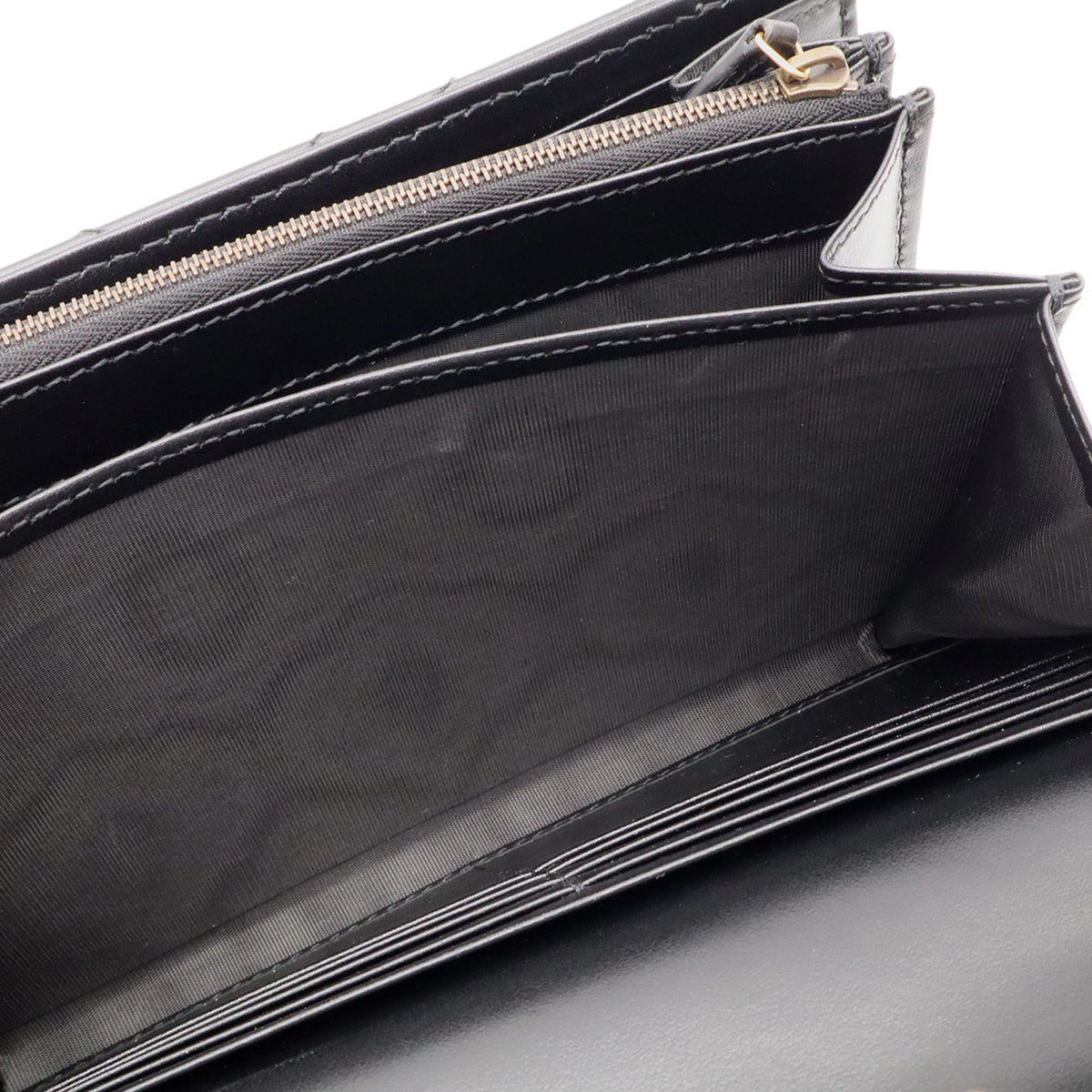Gucci Black Quilting Leather Clutch Bag Shoulder Bag (Pre-Owned)