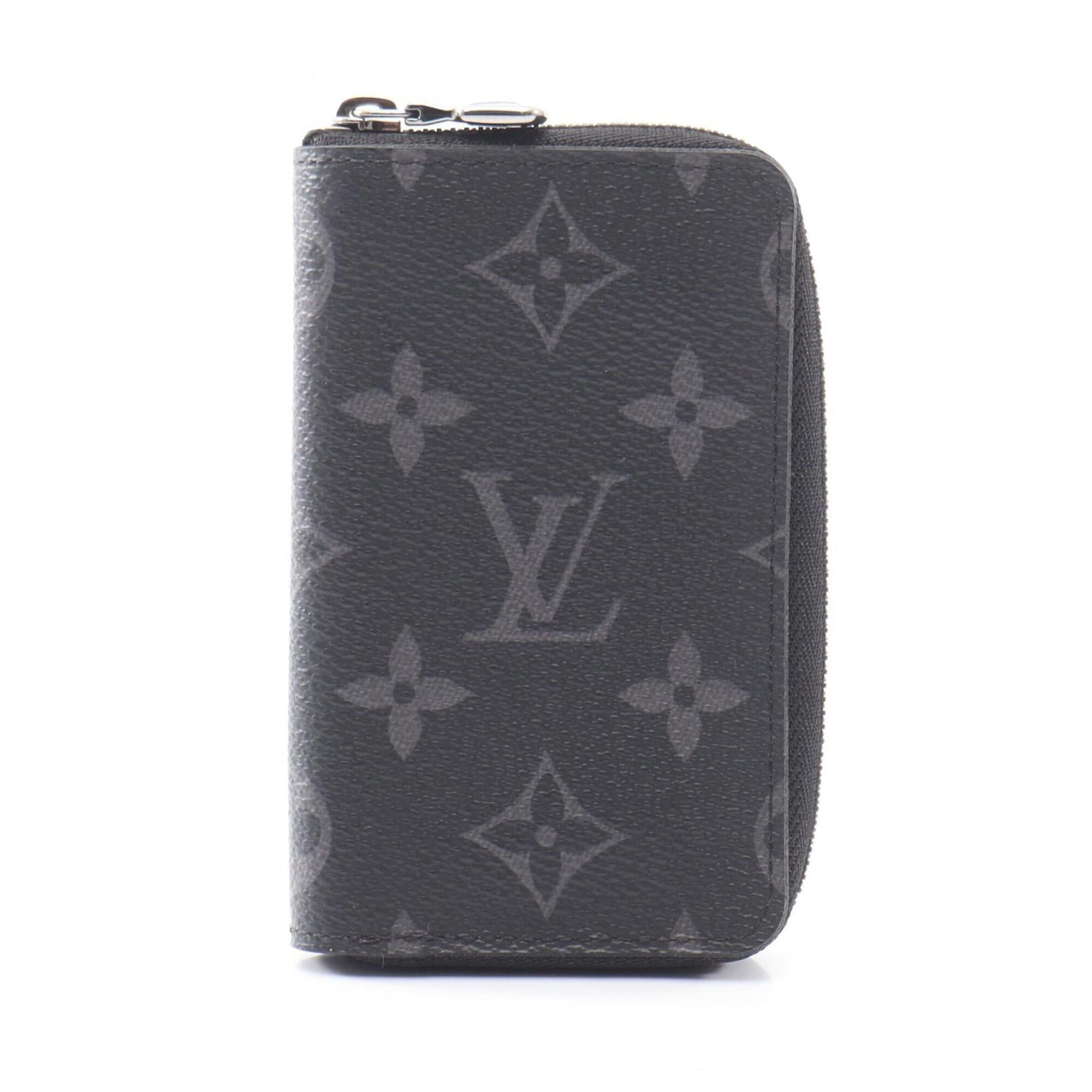 Louis Vuitton Monogram Eclipse Black Pvc Coin Purse/Coin Case (Pre-Owned)