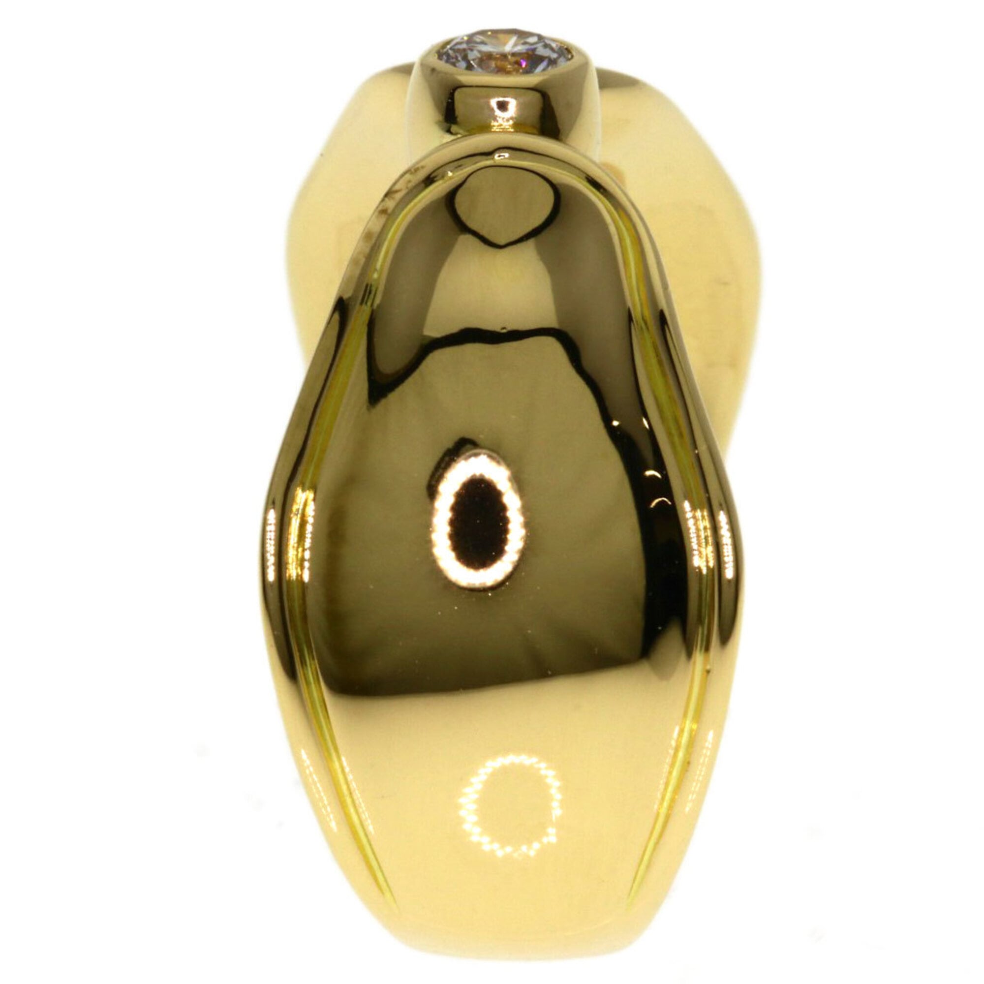 Celine Yellow Gold (18K) Platinum Platinum 900 Band Ring (Pre-Owned)