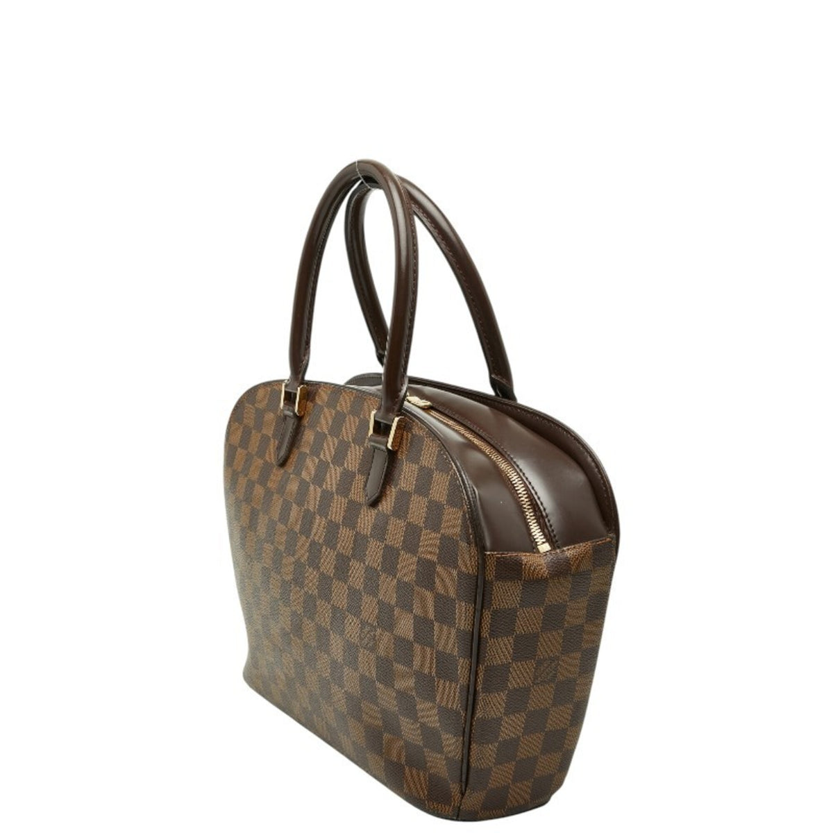 Louis Vuitton Brown Pvc Leather Handbag (Pre-Owned)