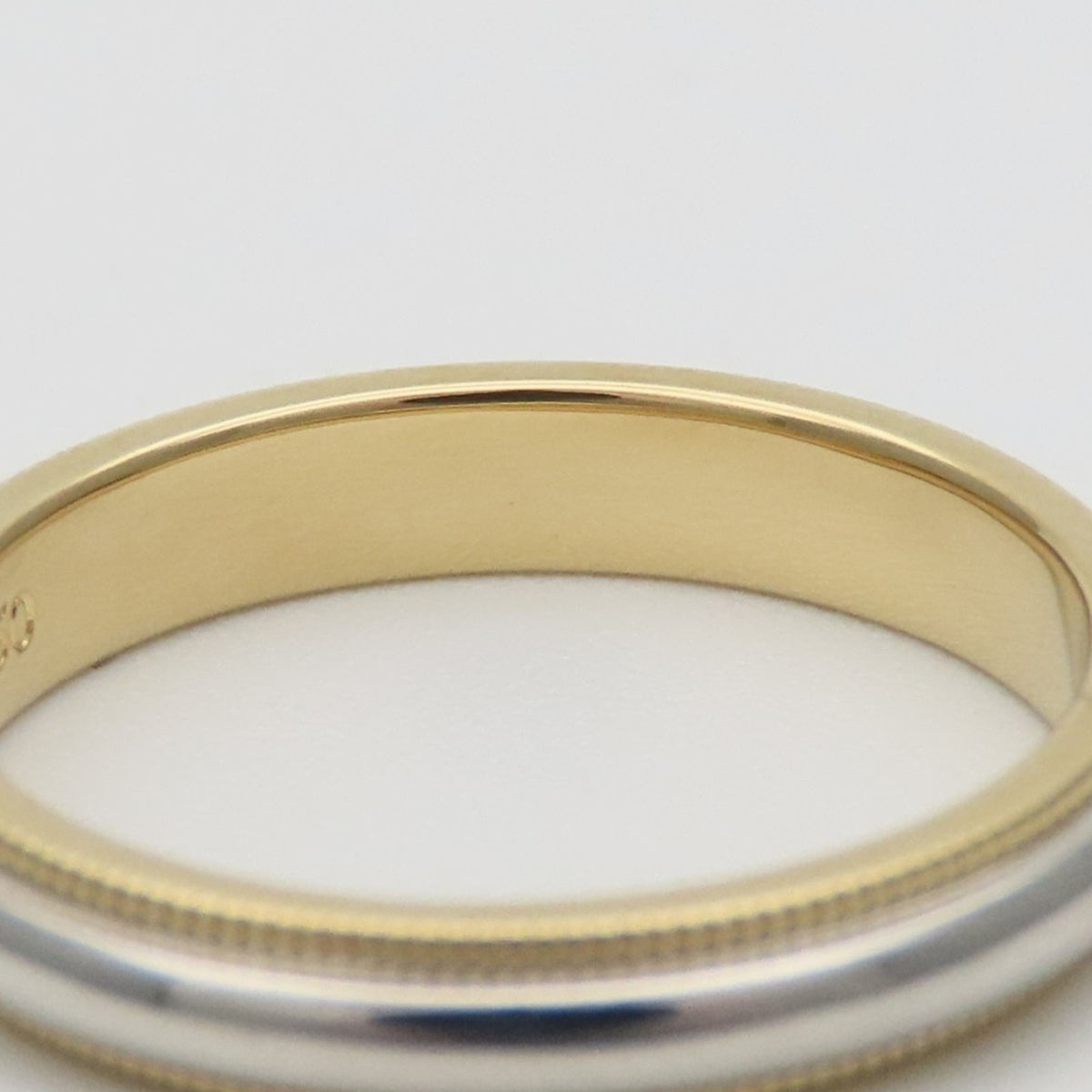 Tiffany Platinum Yellow Gold Yellow Gold (18K) Platinum 950 Band Ring (Pre-Owned)
