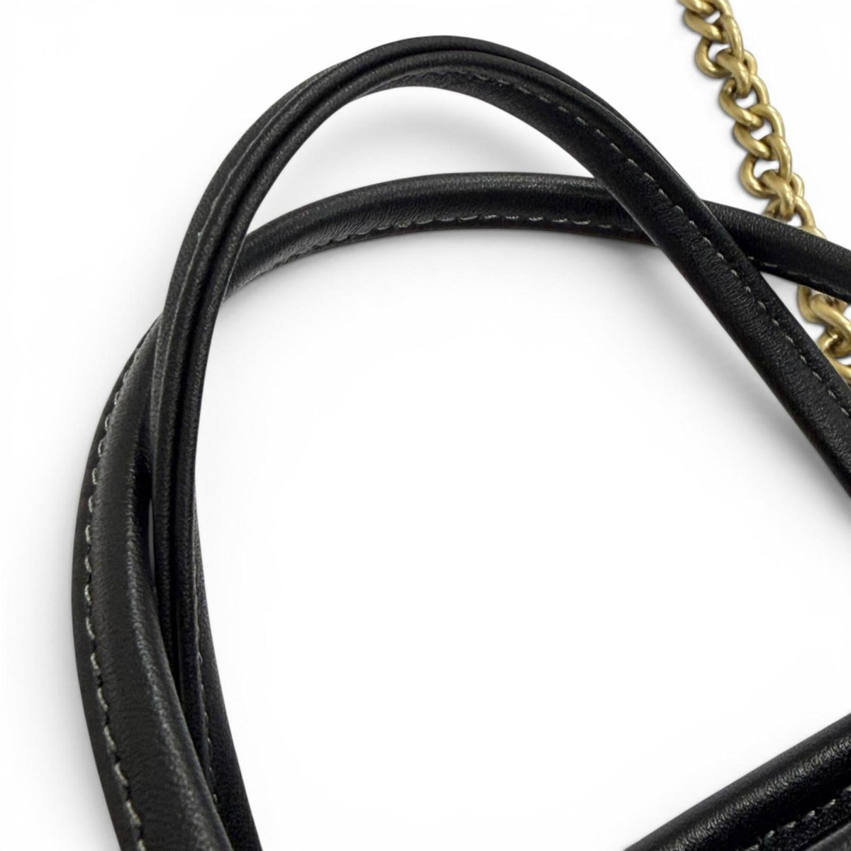 Coach Black Leather Shoulder Bag Tote Bag (Pre-Owned)