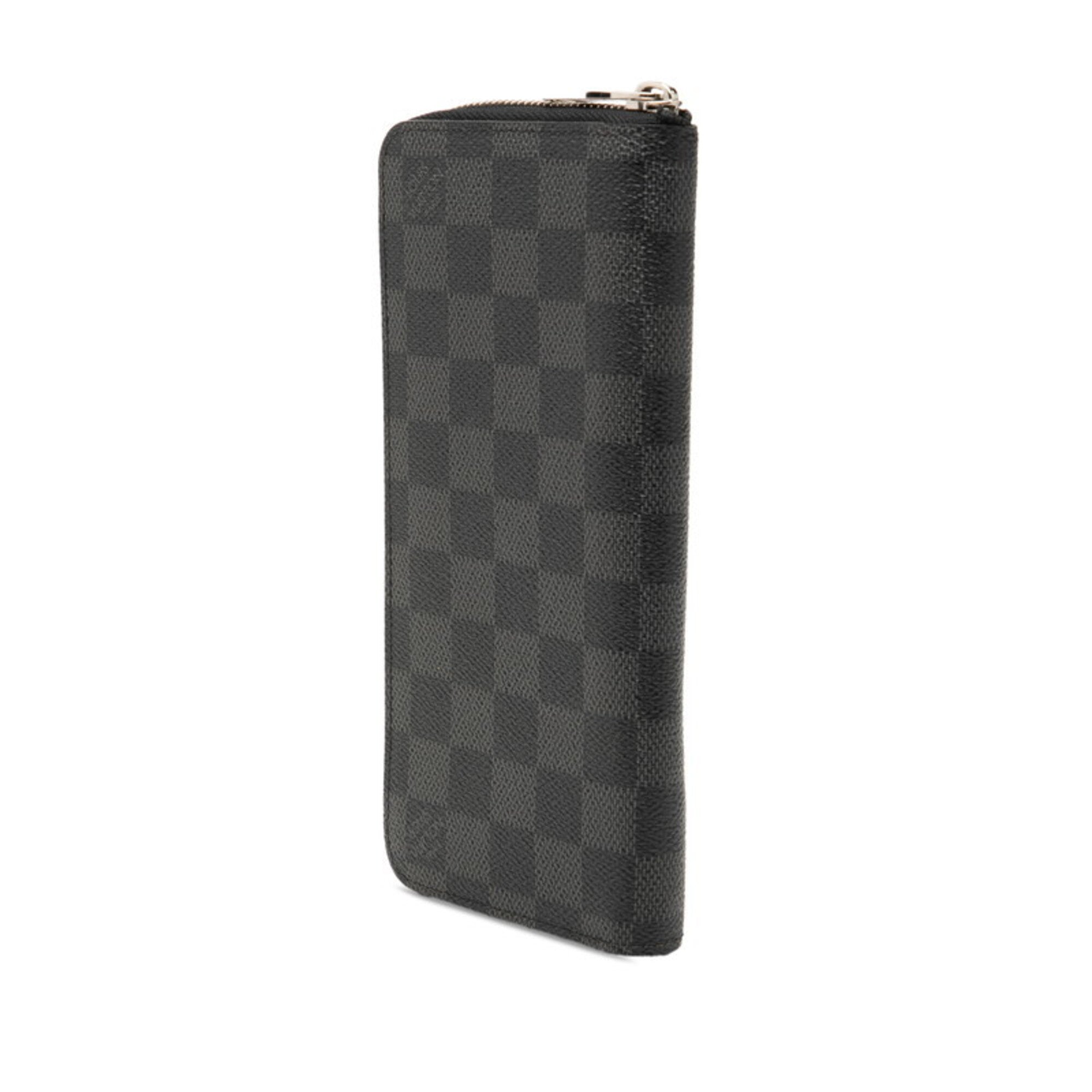Louis Vuitton Black Damier Graphite Pvc Leather Coin Purse/Coin Case (Pre-Owned)