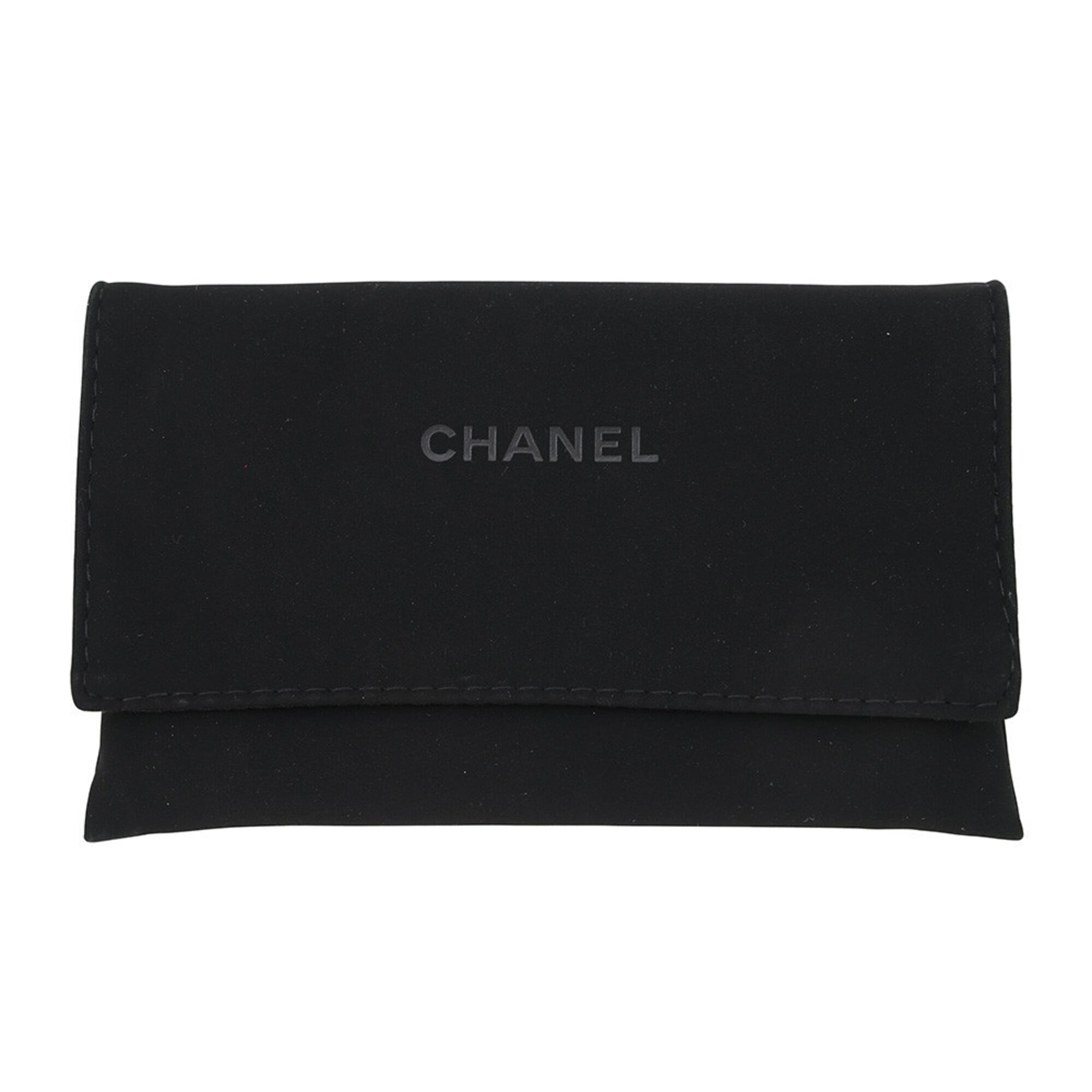 Chanel Black Leather Coin Purse/Coin Case (Pre-Owned)