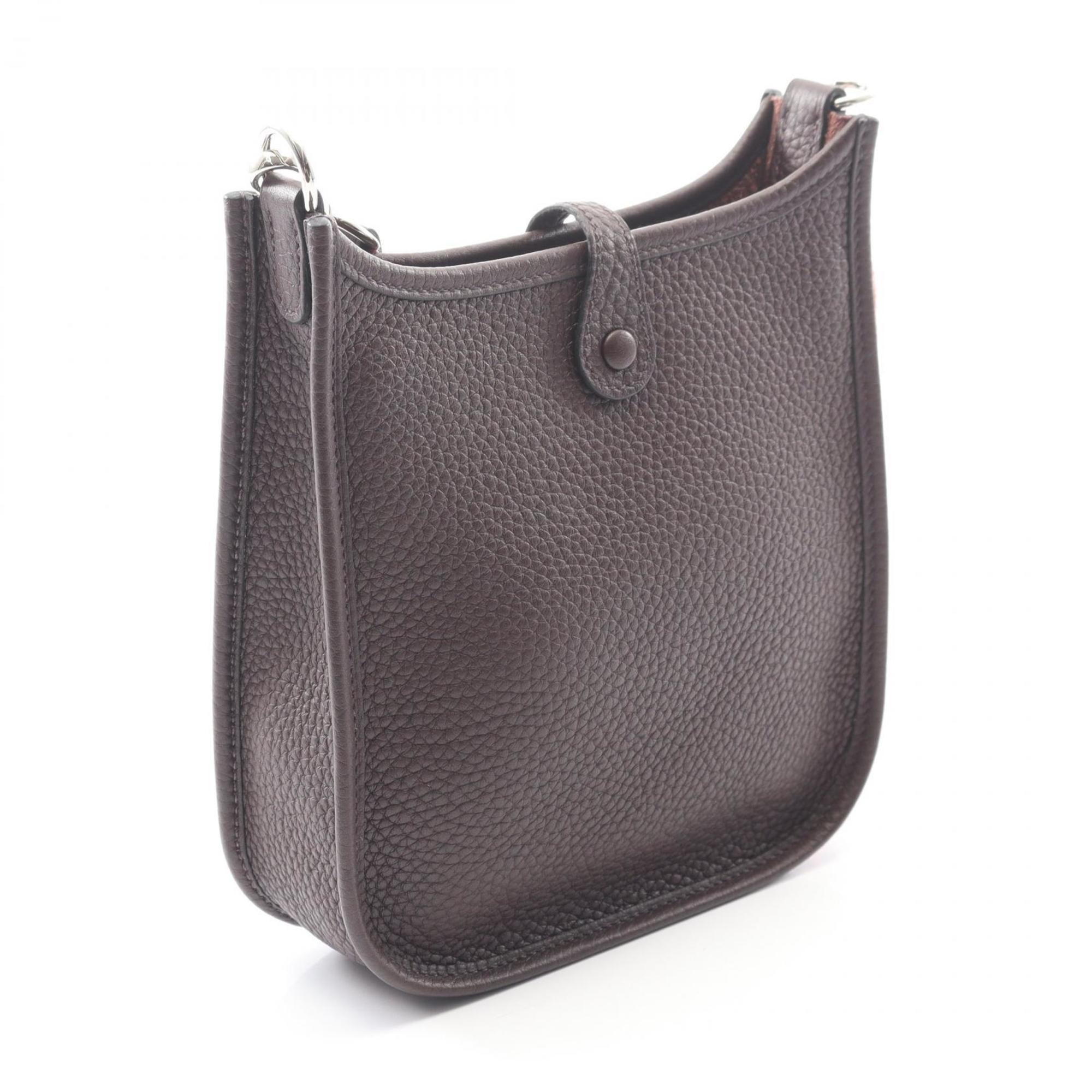 Hermes Bordeaux Taurillon Clemence Leather Leather Shoulder Bag (Pre-Owned)