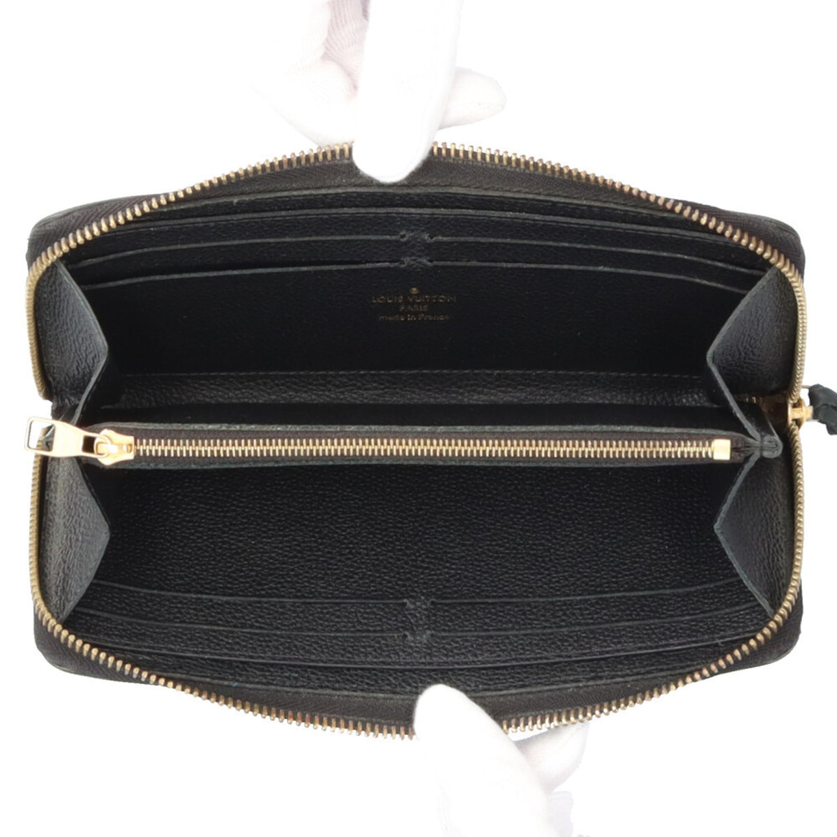 Louis Vuitton Black Or Monogram Empreinte Long Wallet (Bi-Fold) (Pre-Owned)