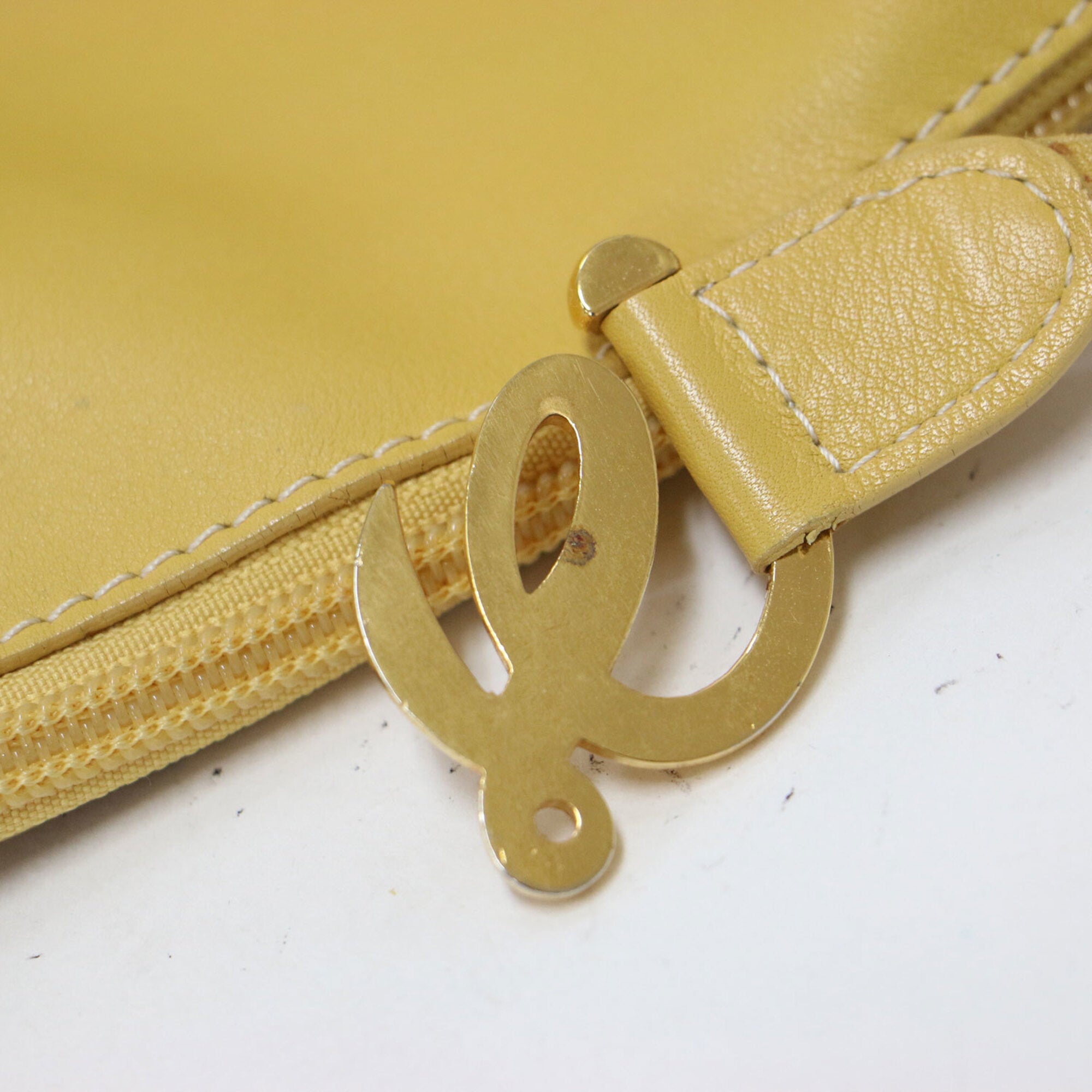 Loewe Yellow Leather Backpack (Pre-Owned)
