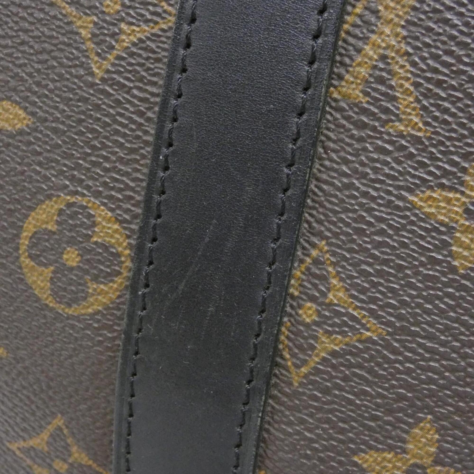 Louis Vuitton Brown Coated Canvas Boston Bag (Pre-Owned)