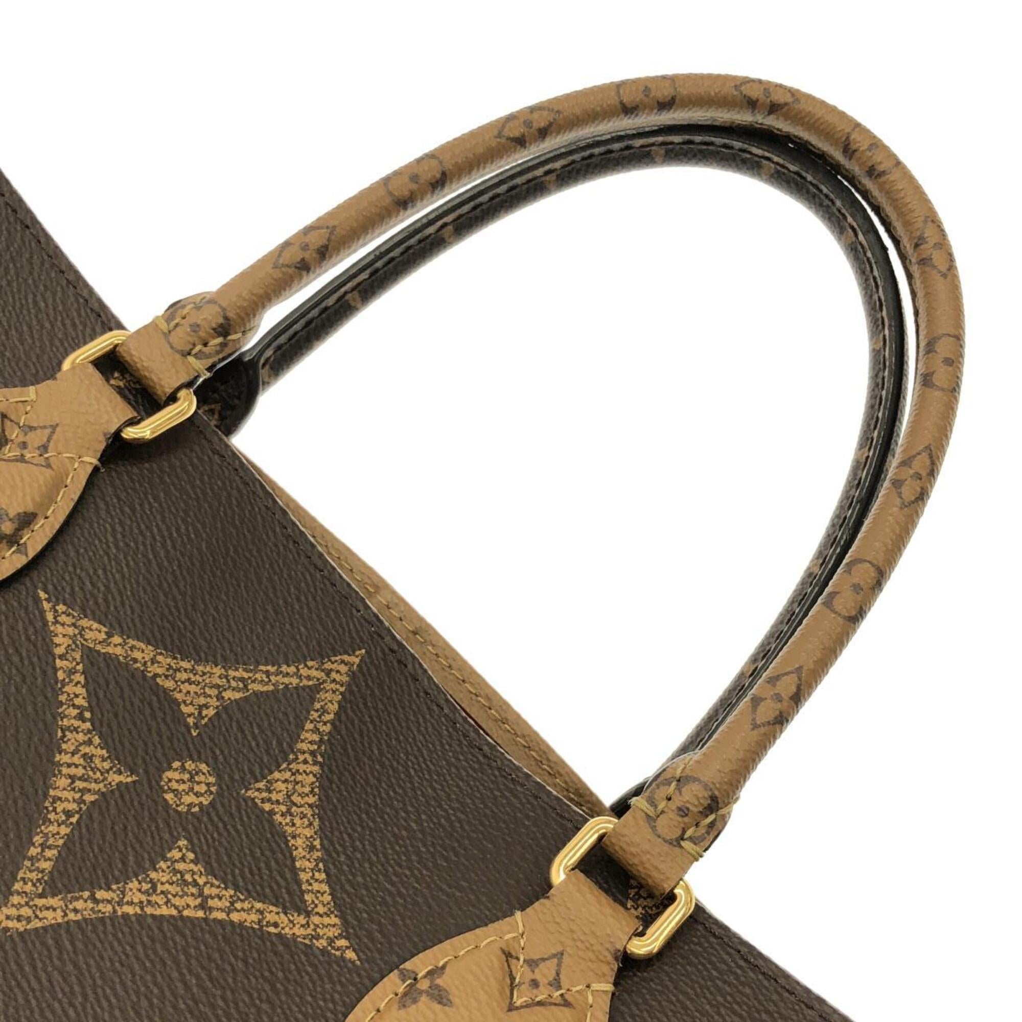 Louis Vuitton Marron Coated Canvas Handbag (Pre-Owned)