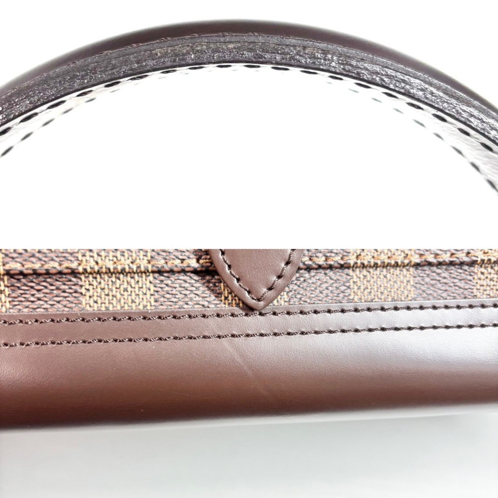 Louis Vuitton Brown Damier Canvas Handbag (Pre-Owned)