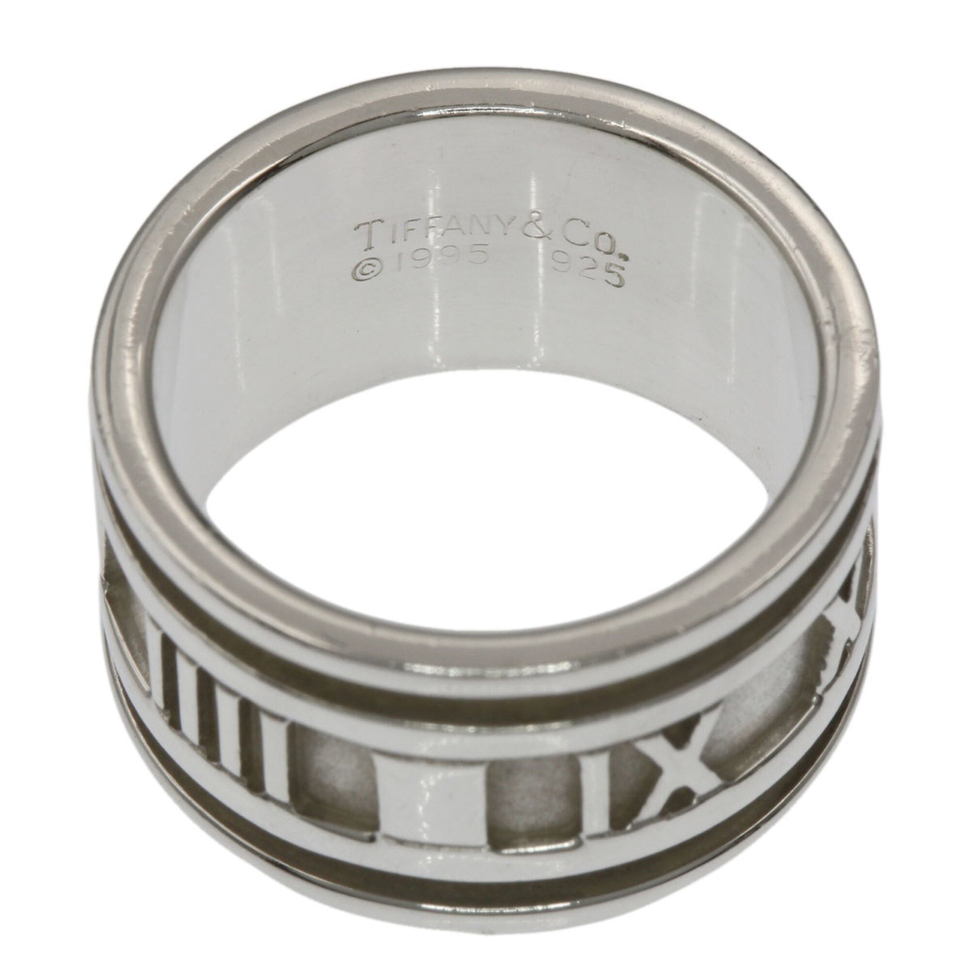 Tiffany Silver Silver Band Ring (Pre-Owned)