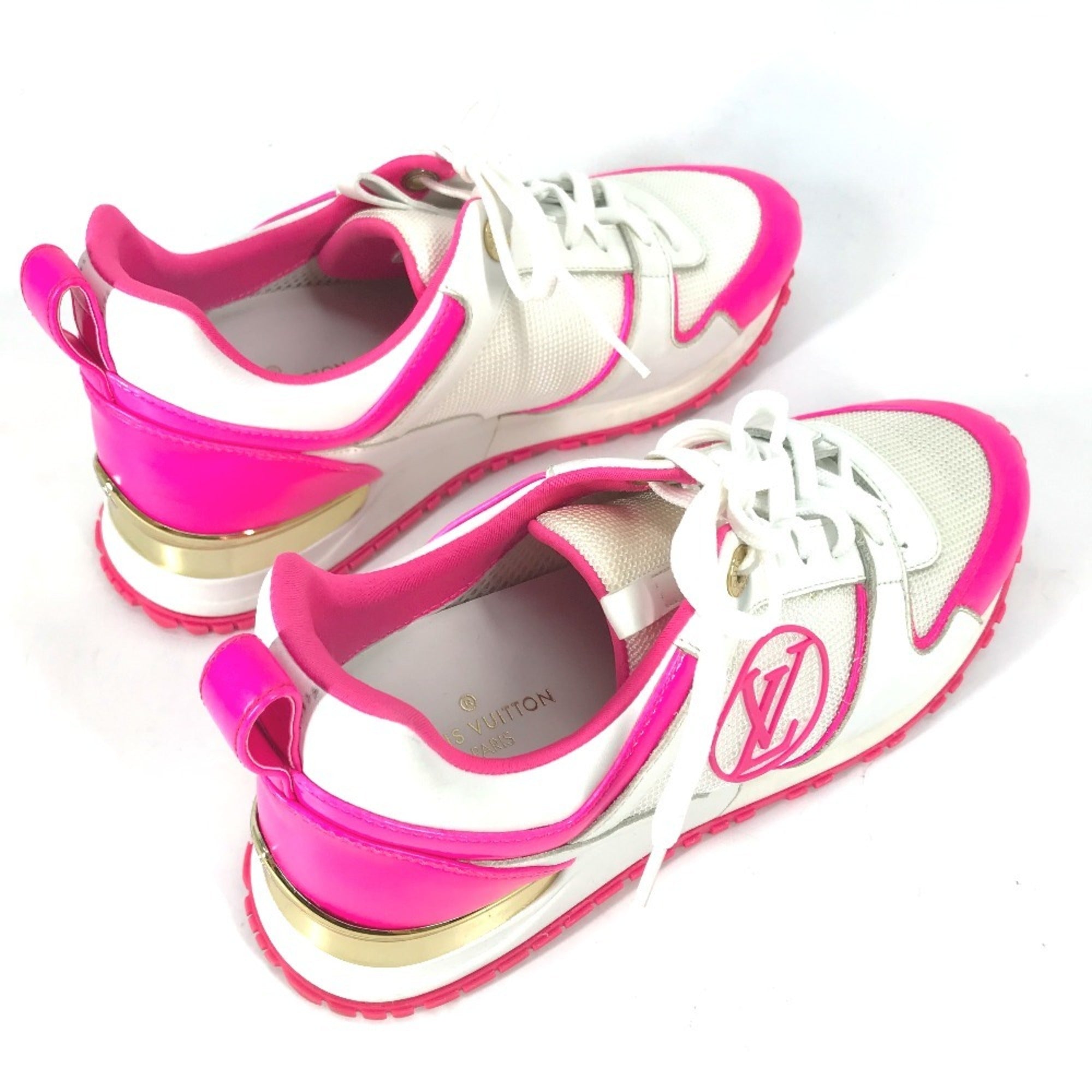 Louis Vuitton Pink White Sneakers (Pre-Owned)