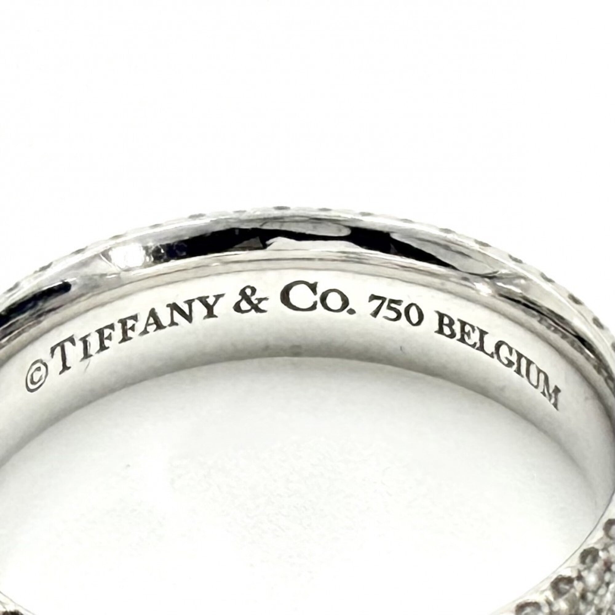 Tiffany White Gold (18K) Band Ring (Pre-Owned)