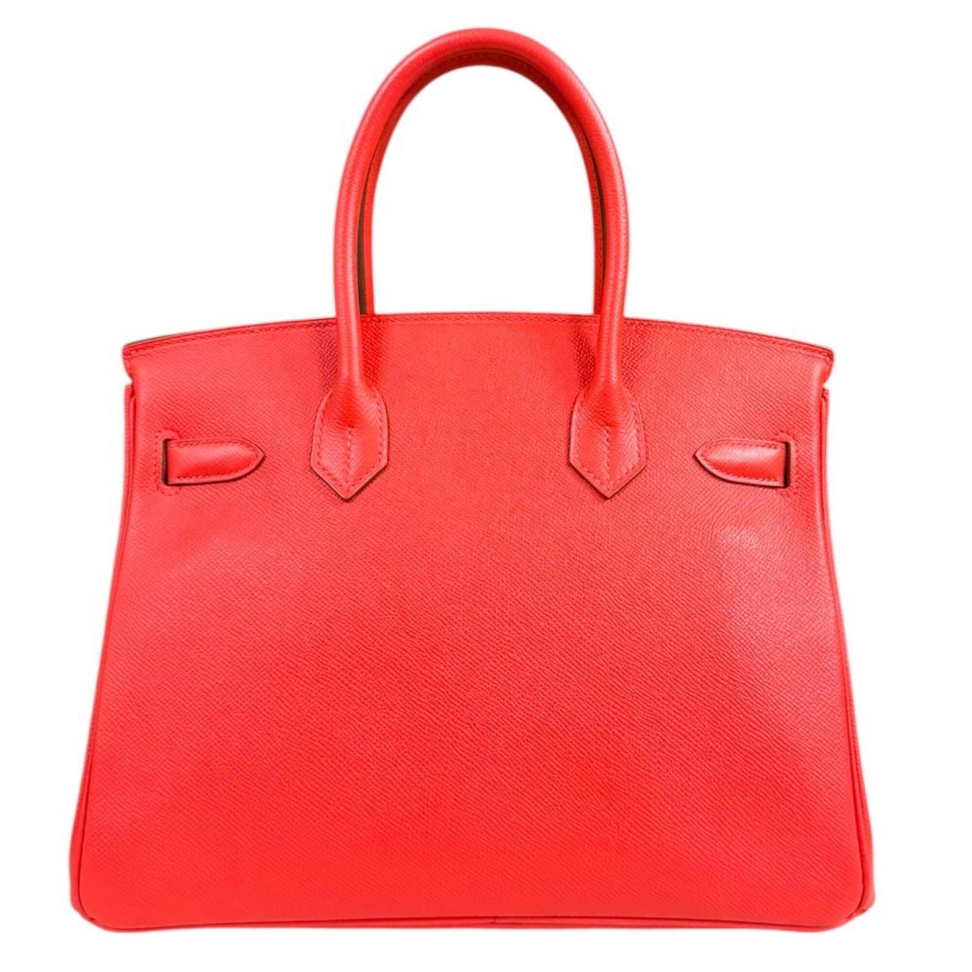 Hermes Pink Epsom Leather Handbag (Pre-Owned)