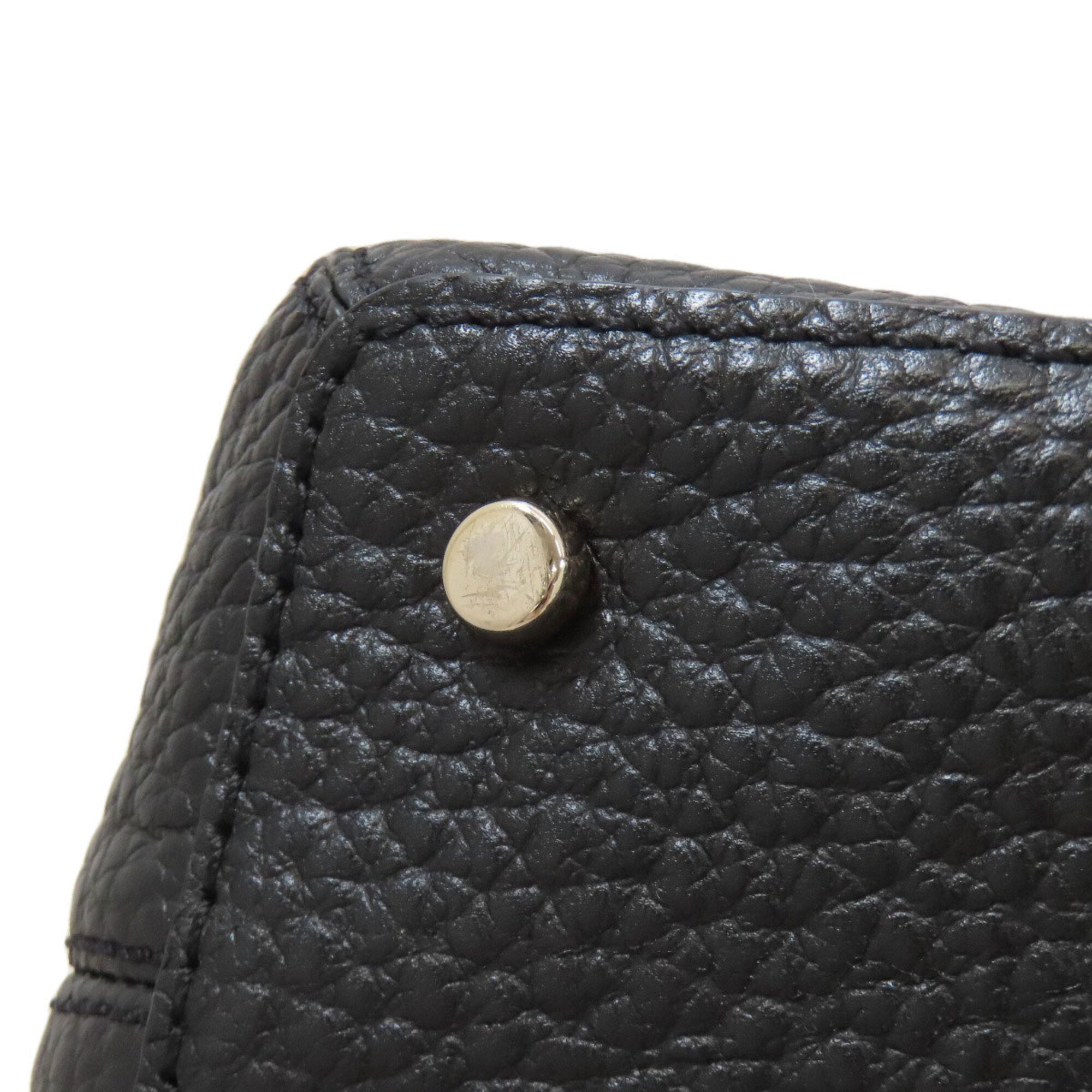 Kate Spade Black Brown Leather Handbag (Pre-Owned)