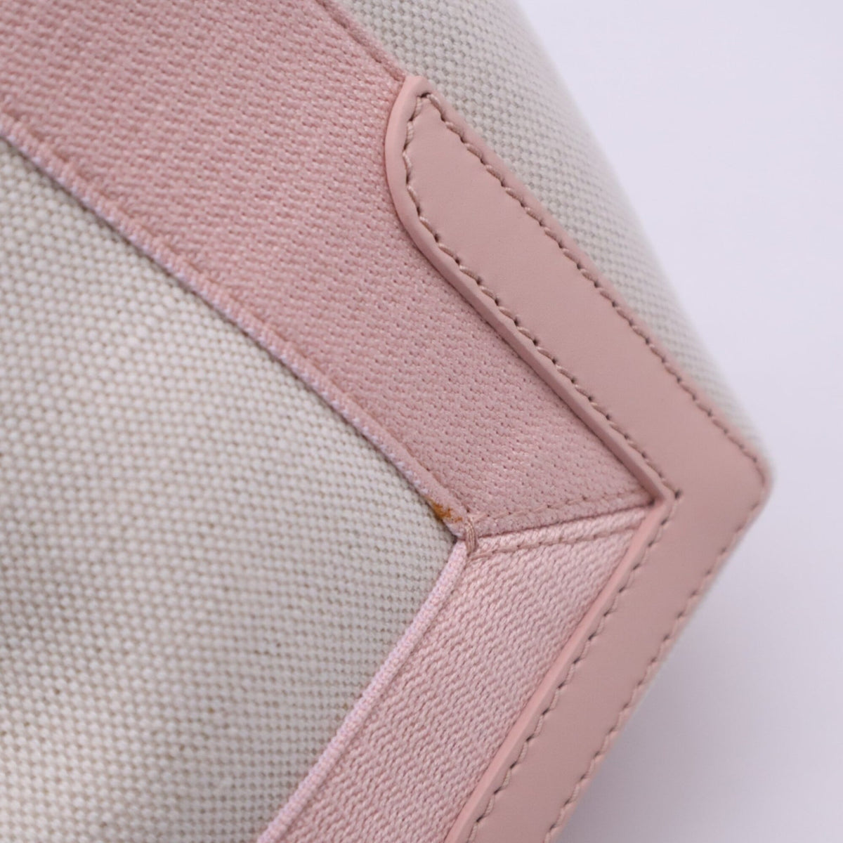 Balenciaga Ivory Pink Canvas Handbag (Pre-Owned)