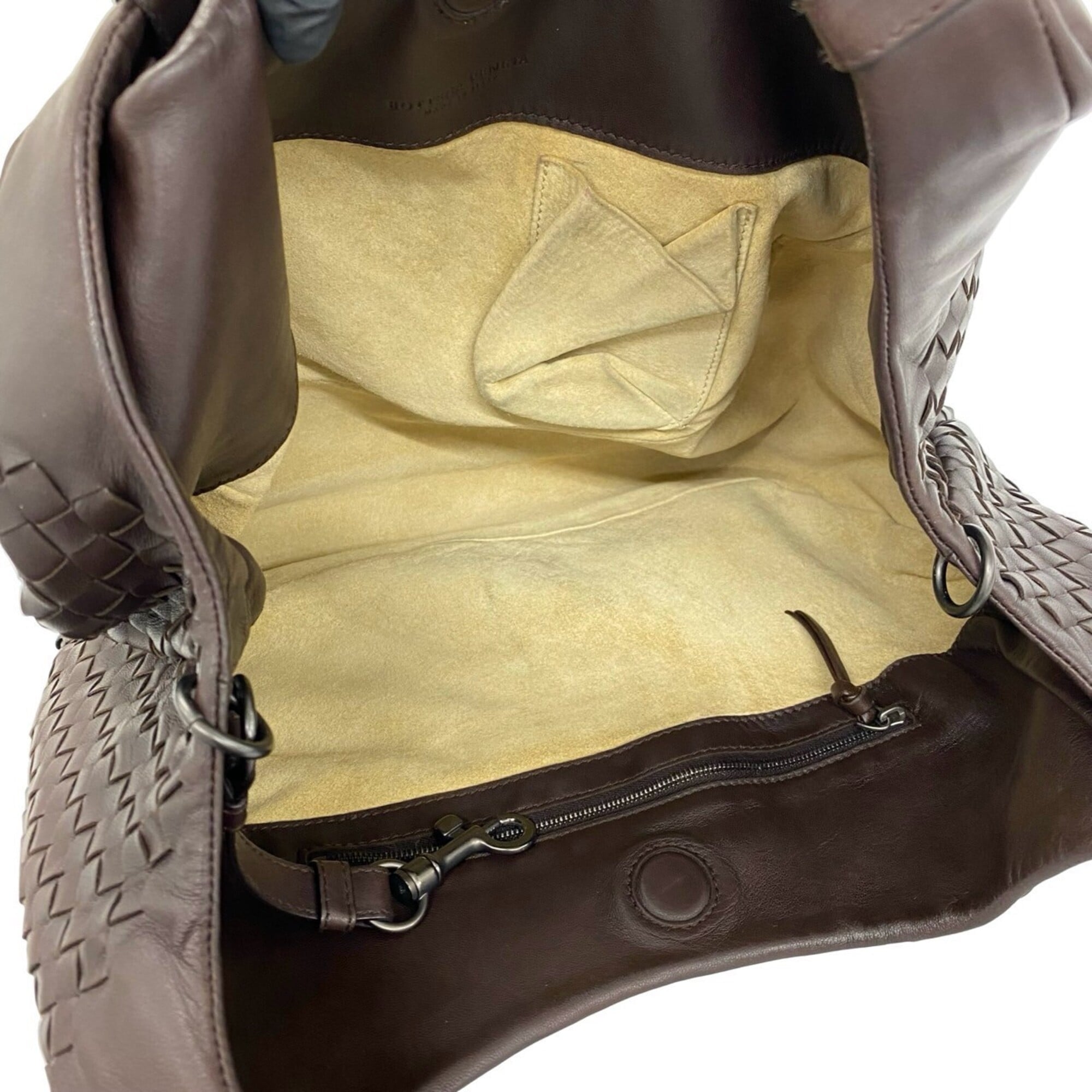 Bottega Veneta Brown Leather Handbag (Pre-Owned)