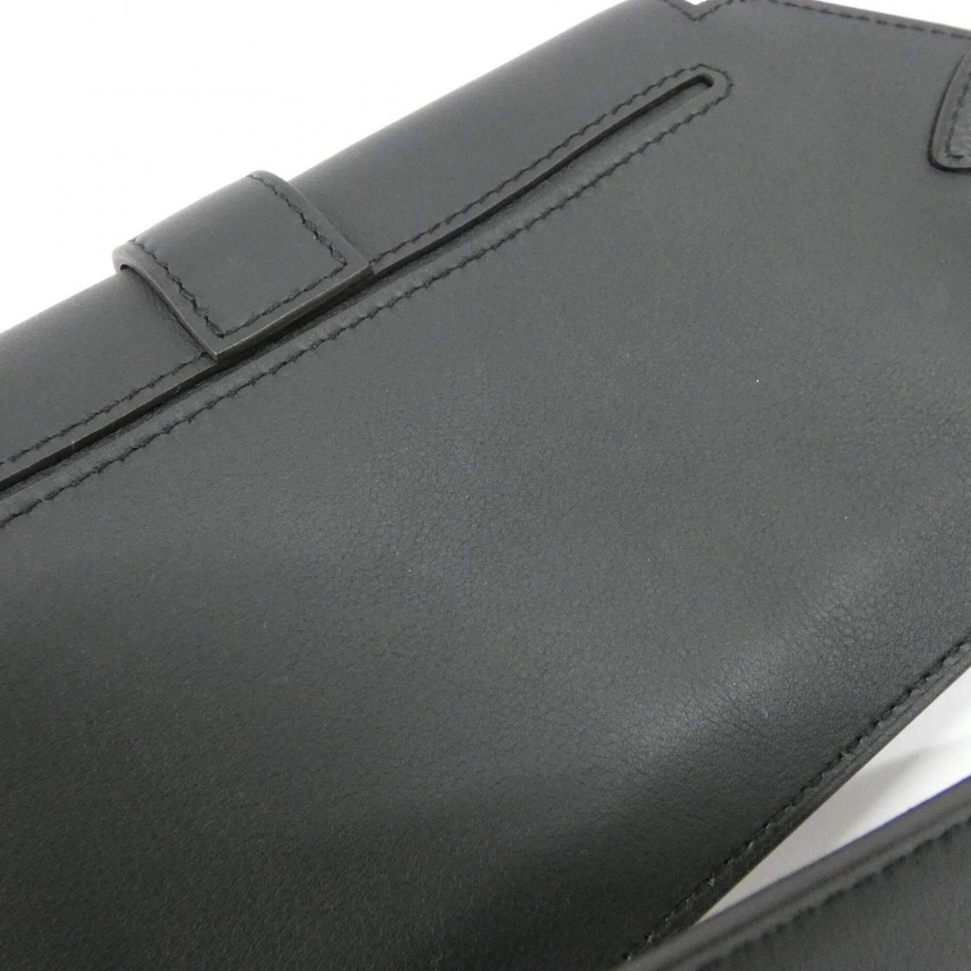 Hermes Black Swift Leather Fanny Pack (Pre-Owned)
