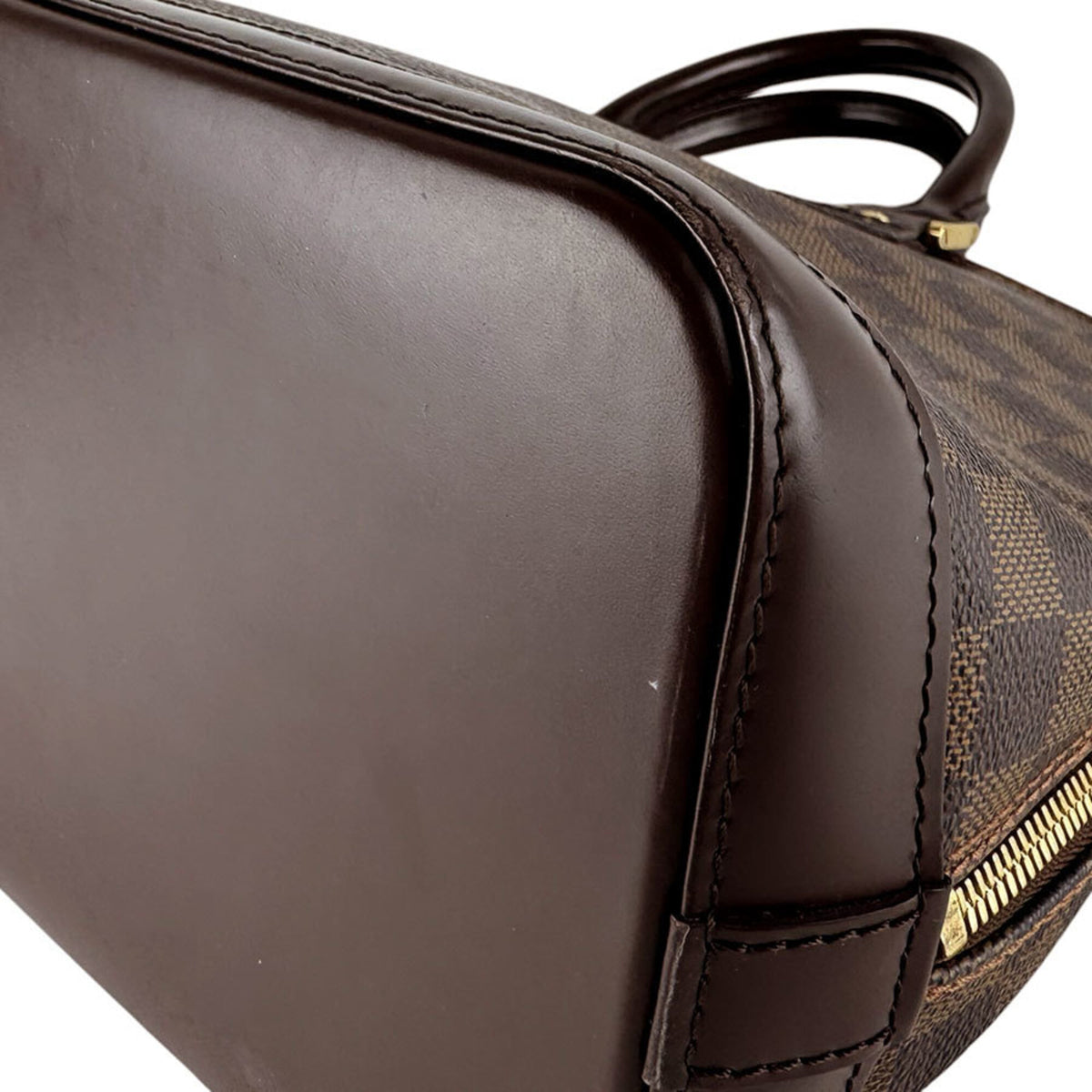 Louis Vuitton Damier Canvas Ebene Damier Canvas Handbag (Pre-Owned)