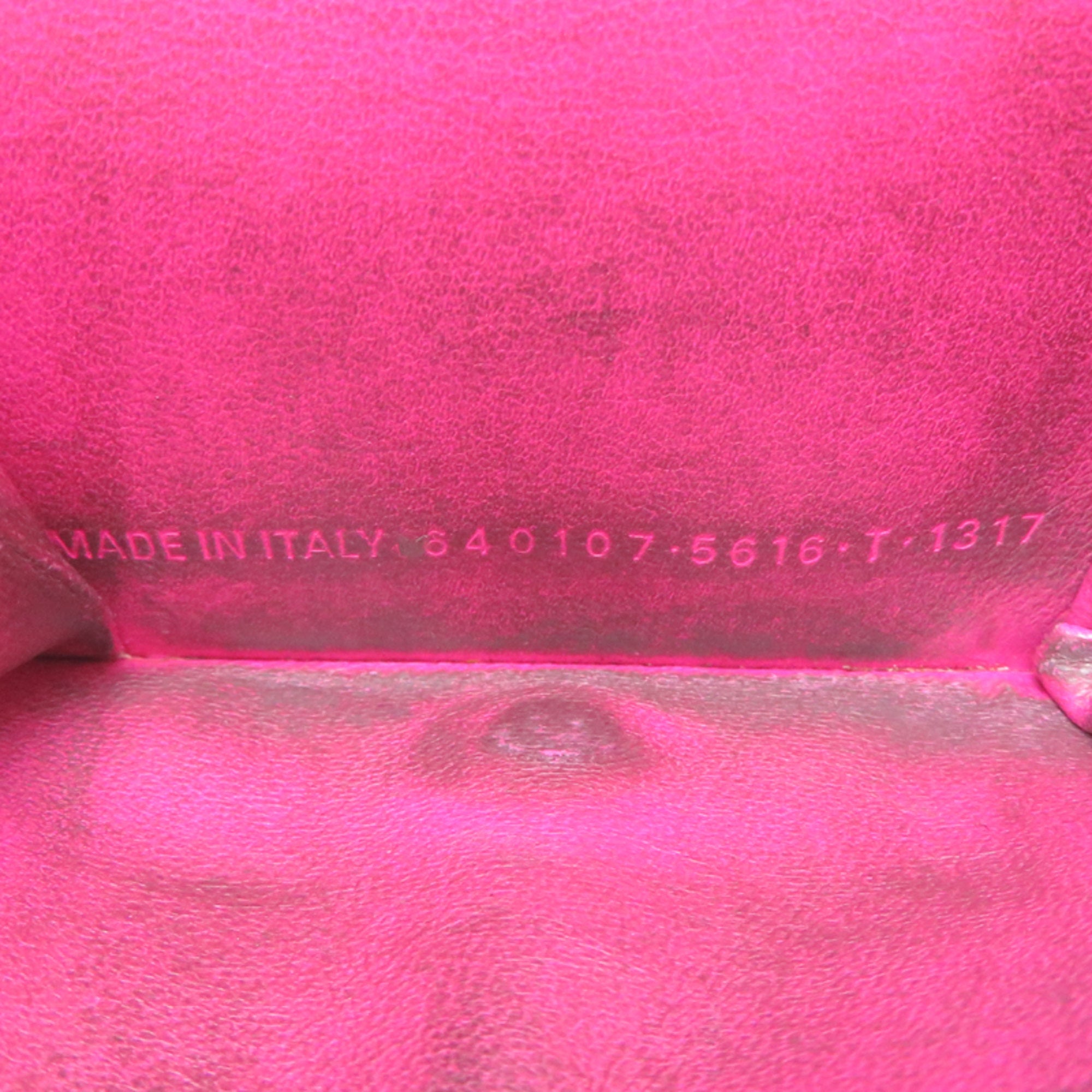 Balenciaga Pink Leather Wallet (Tri-Fold) (Pre-Owned)