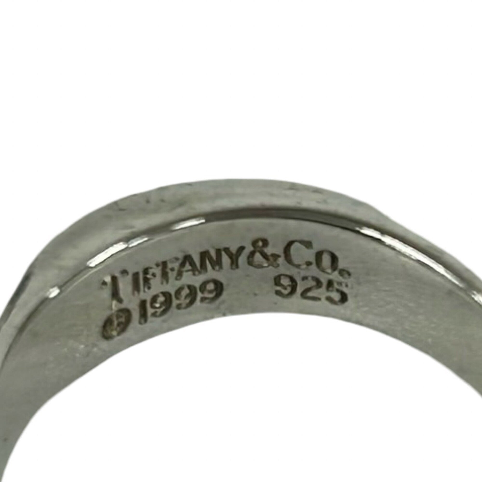 Tiffany Silver Silver 925 Band Ring (Pre-Owned)