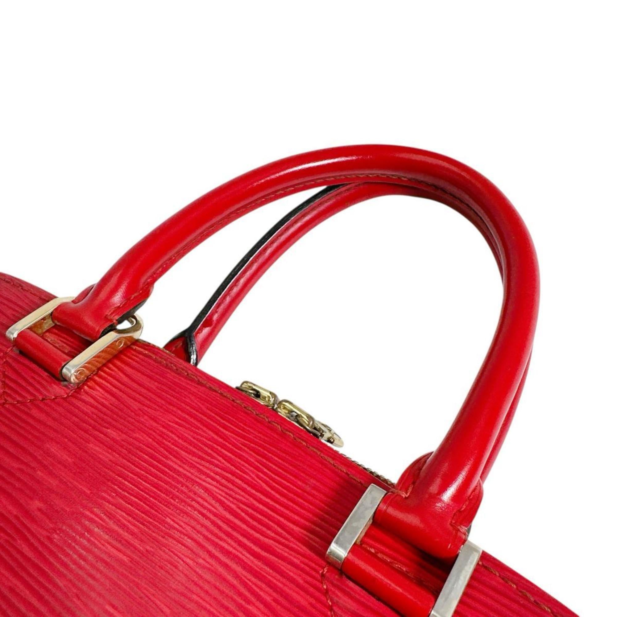 Louis Vuitton Red Color Epi Leather Handbag (Pre-Owned)