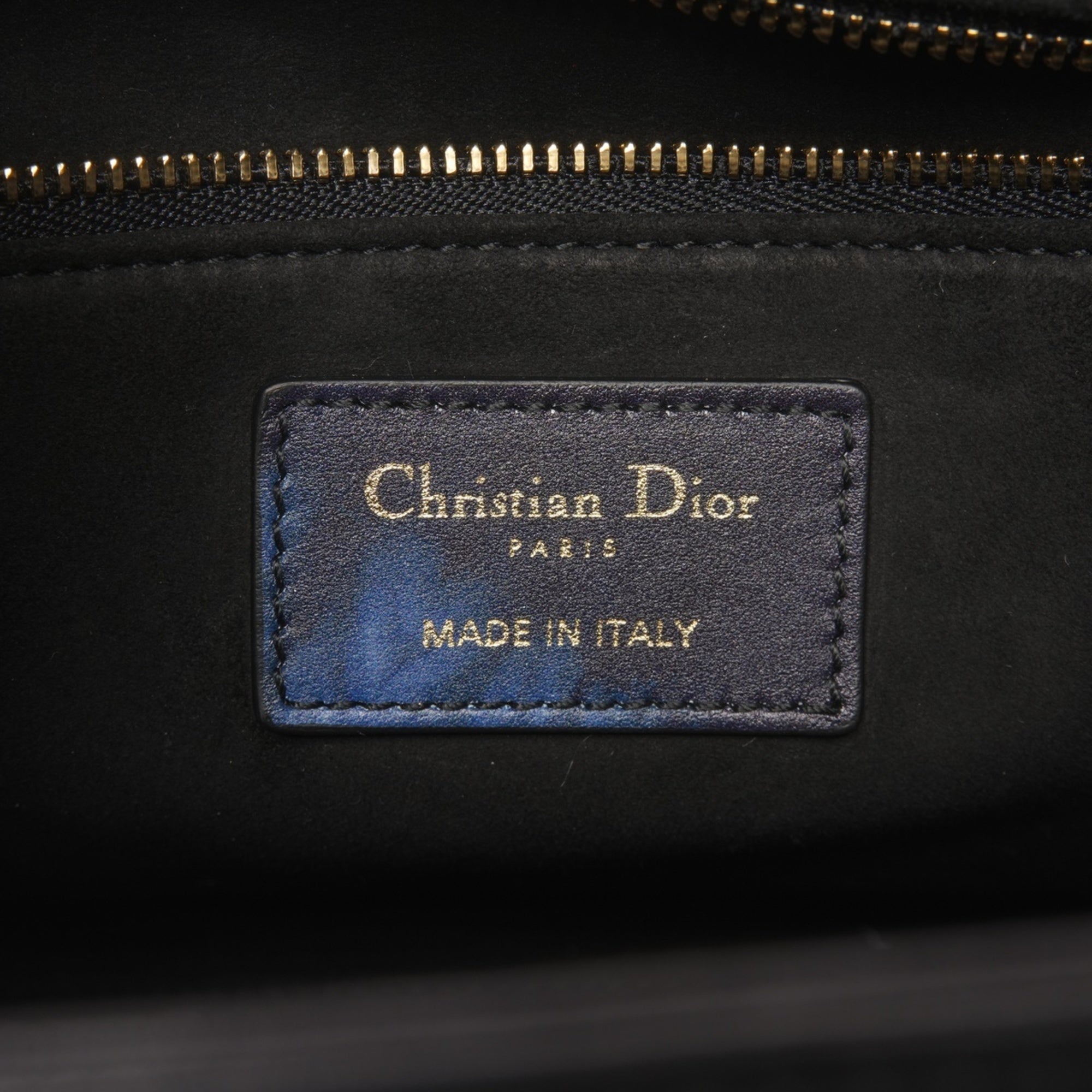 Christian Dior Lady Dior Blue Handbag (Pre-Owned)