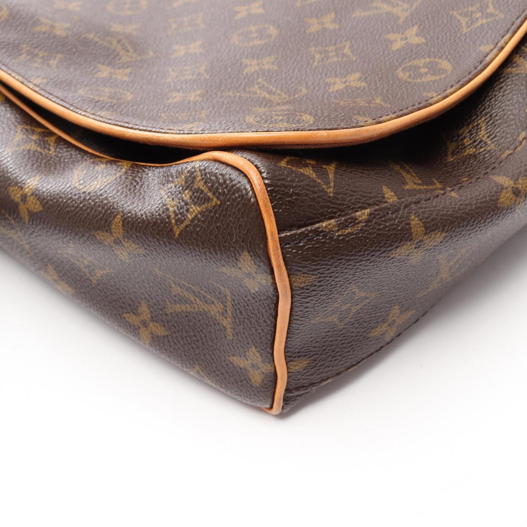 Louis Vuitton Brown Monogram Coated Canvas Handbag Shoulder Bag (Pre-Owned)