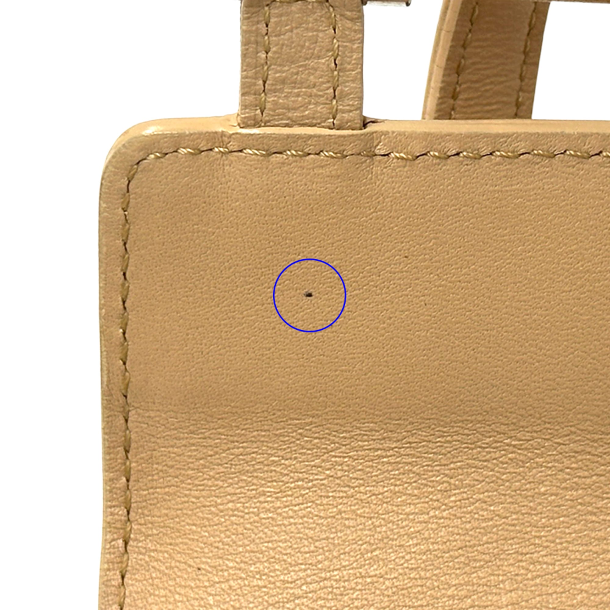 Cartier Beige Leather Handbag (Pre-Owned)