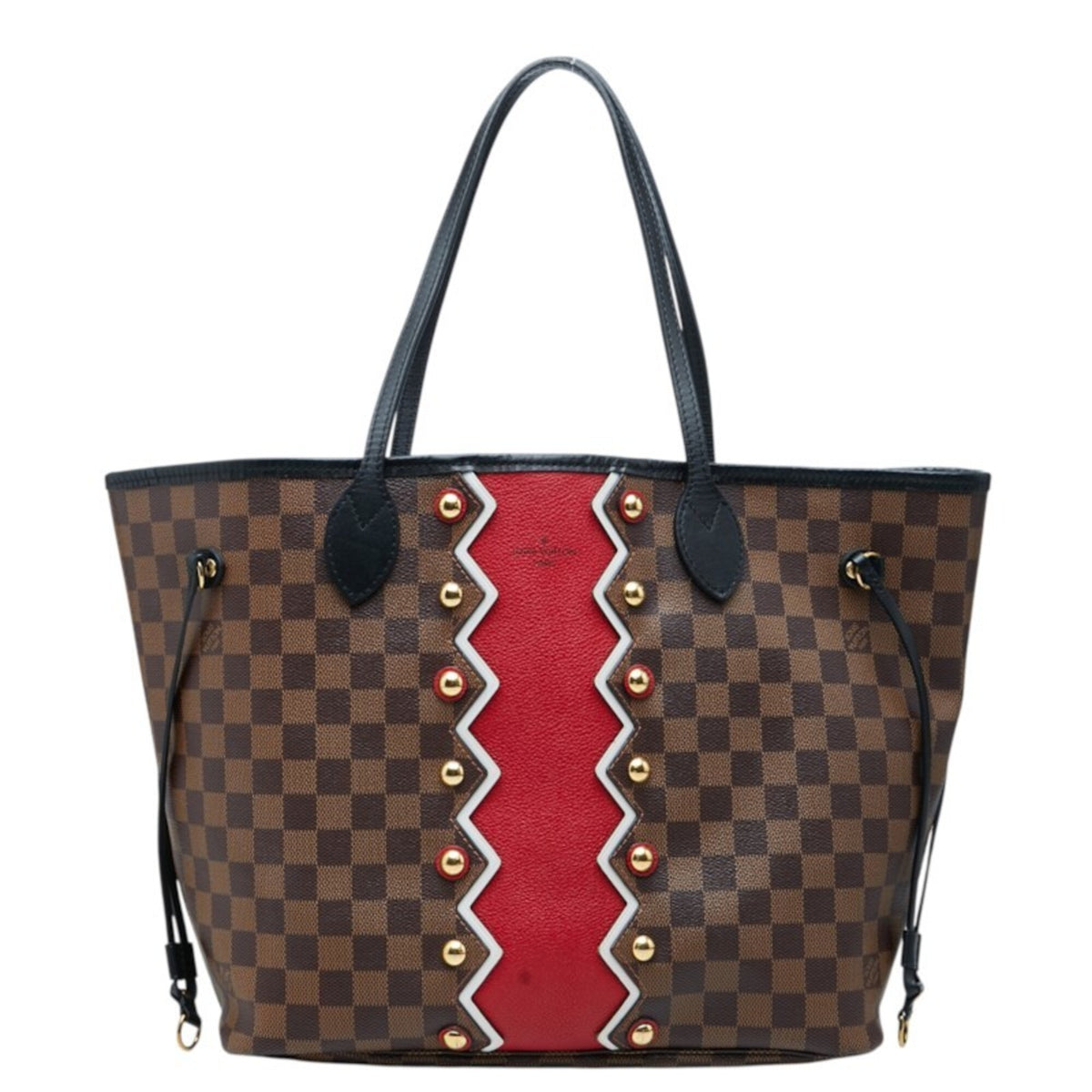 Louis Vuitton Damier Brown Pvc Leather Pouch Shoulder Bag Tote Bag (Pre-Owned)