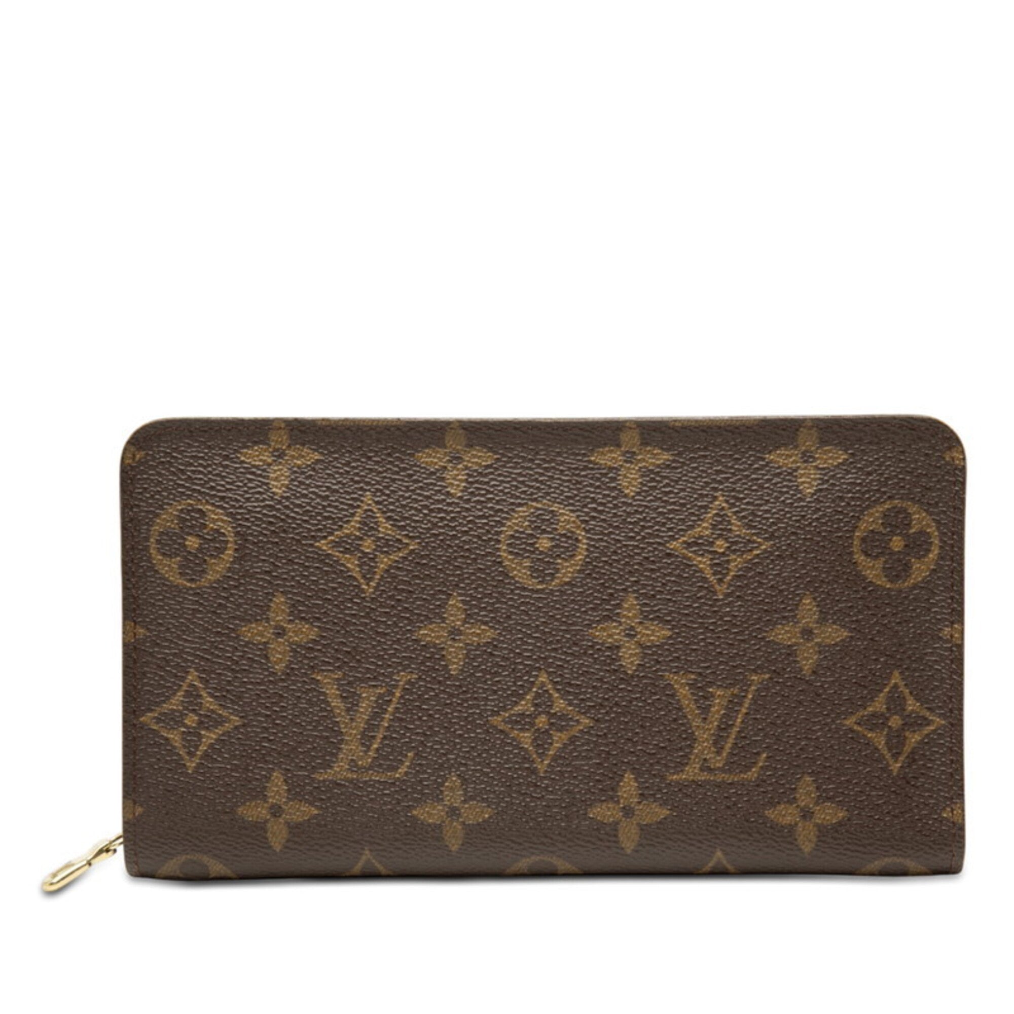 Louis Vuitton Monogram Brown Pvc Leather Long Wallet (Bi-Fold) (Pre-Owned)
