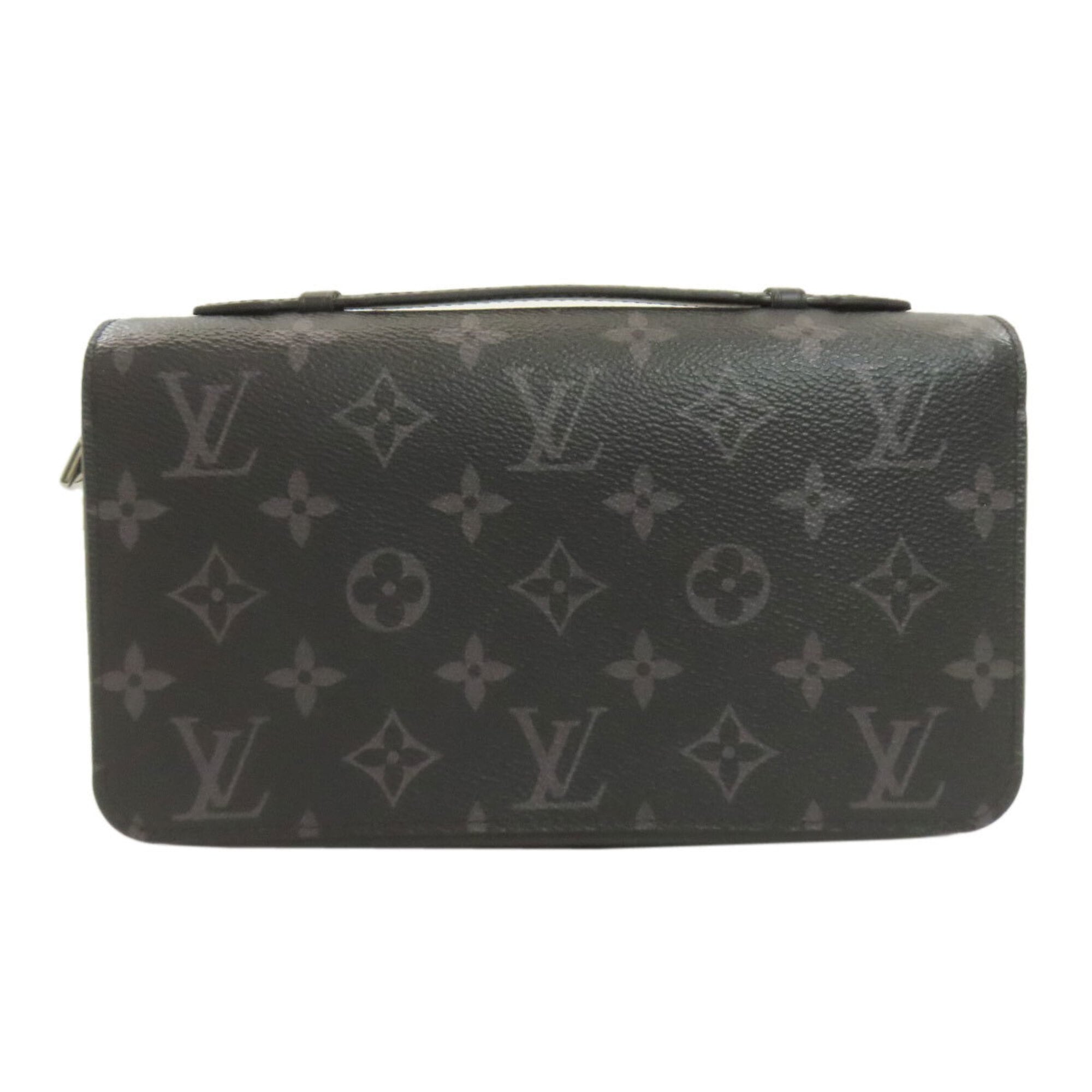 Louis Vuitton Monogram Eclipse Black Monogram Eclipse Long Wallet (Bi-Fold) (Pre-Owned)